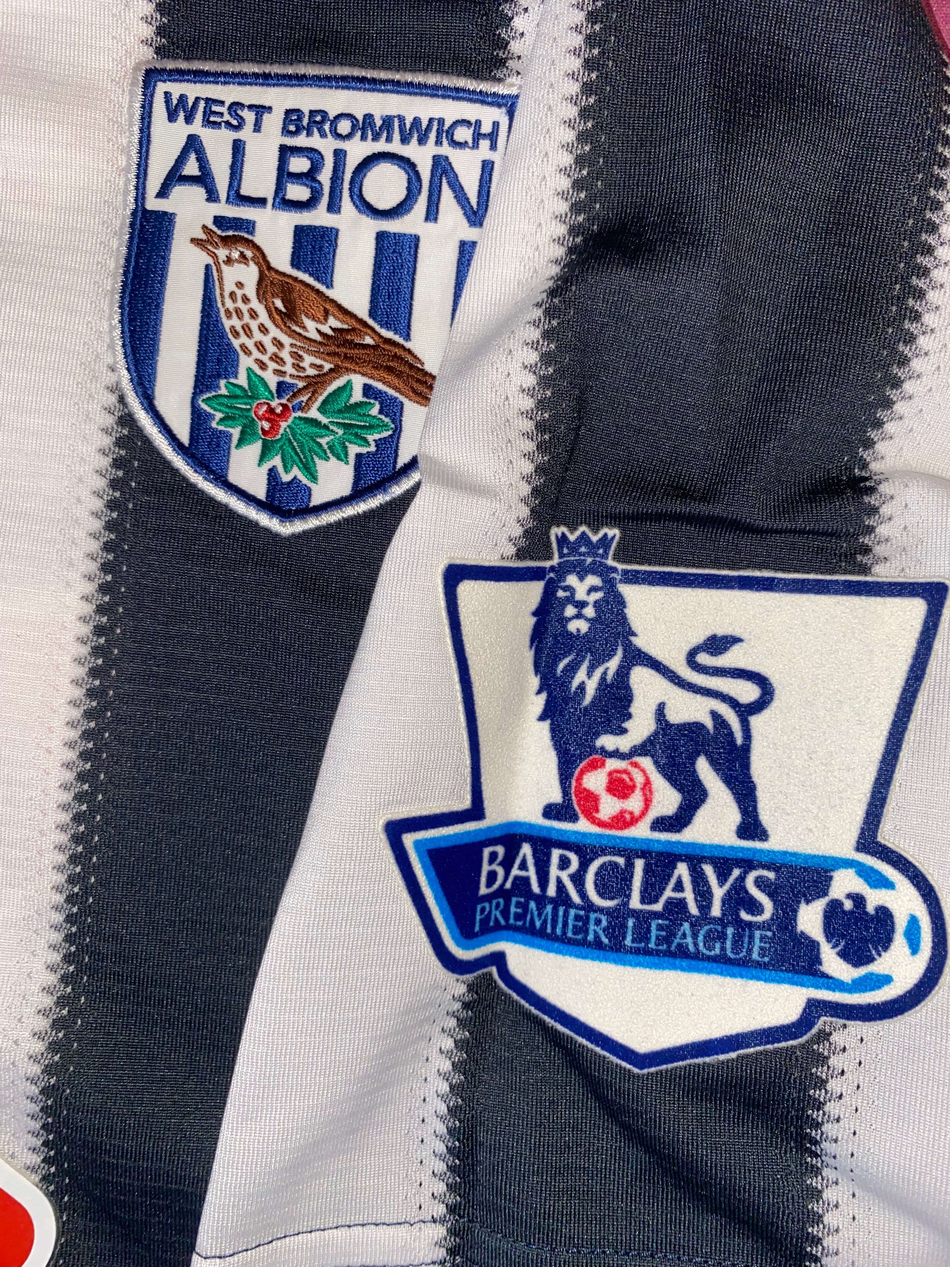 2010/11 WEST BROMWICH ALBION MATCH WORN SHIRT (BARNETT #25)