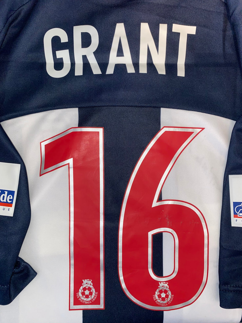 2000/01 WEST BROMWICH ALBION MATCH WORN SHIRT (GRANT #16)