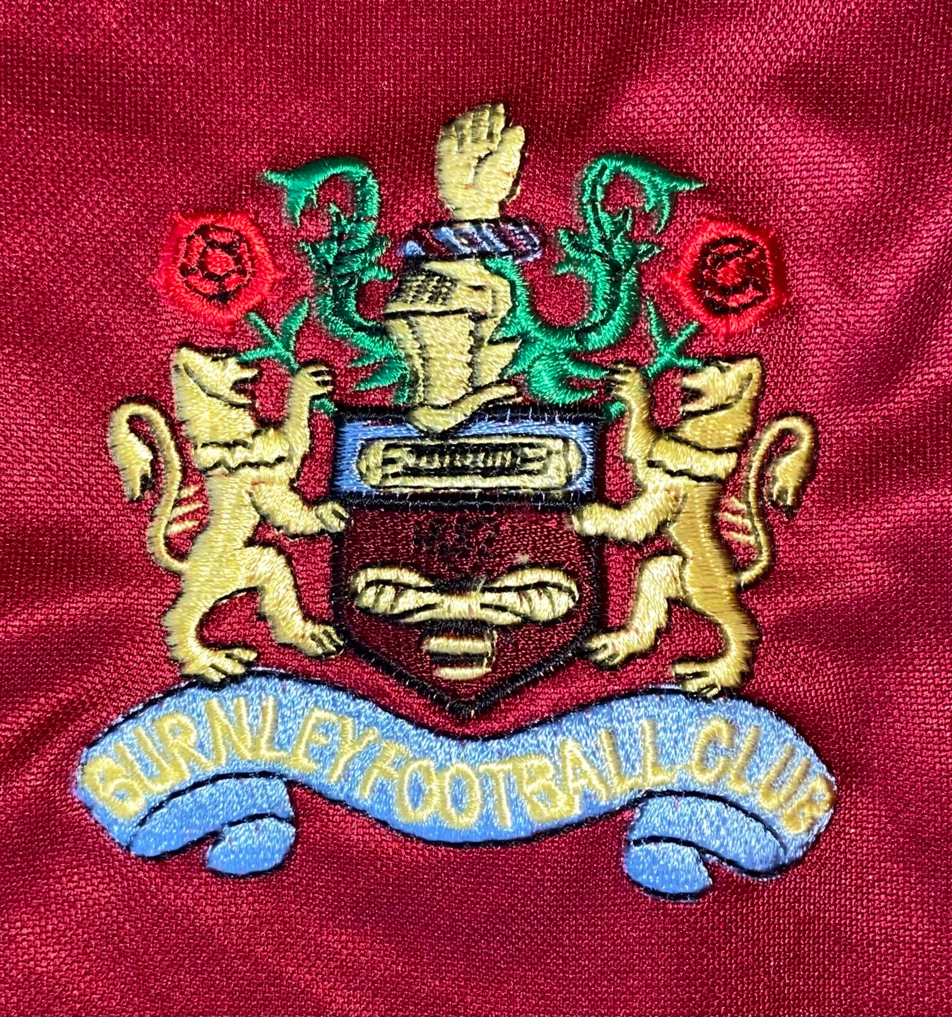 2003/04 BURNLEY MATCH WORN HOME SHIRT (MOORE #11)