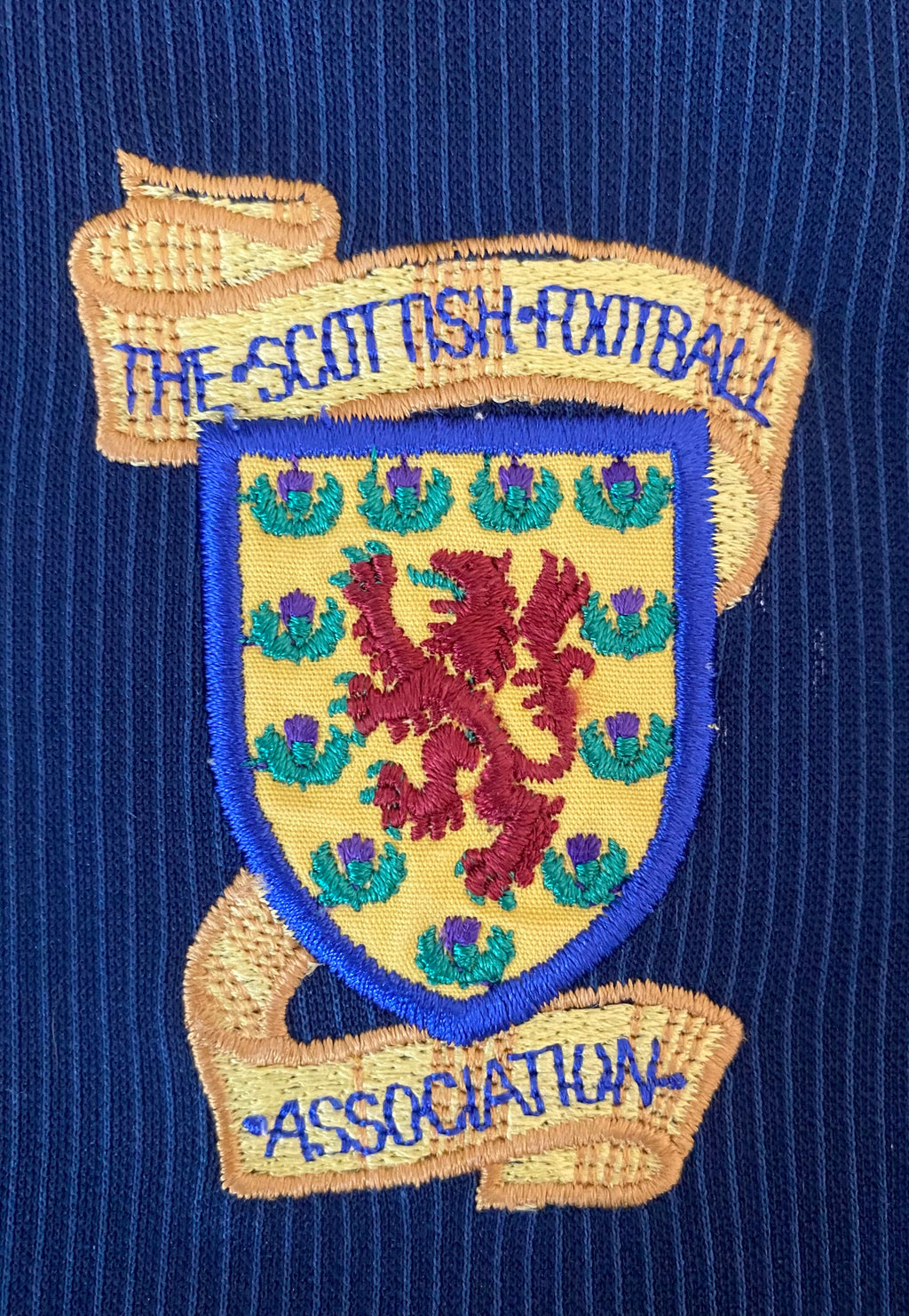 1989-1991 SCOTLAND MATCH WORN HOME SHIRT #17