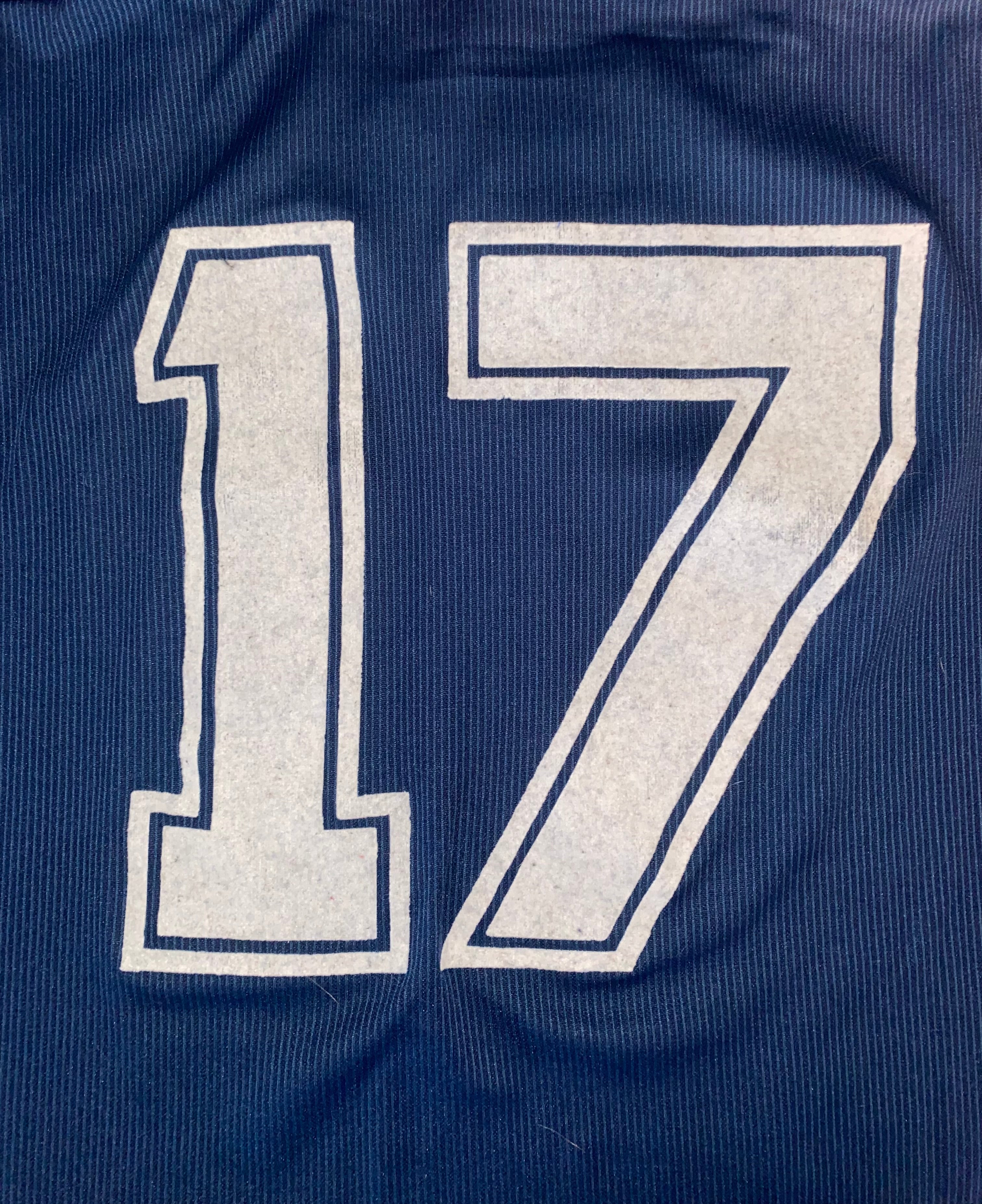 1989-1991 SCOTLAND MATCH WORN HOME SHIRT #17
