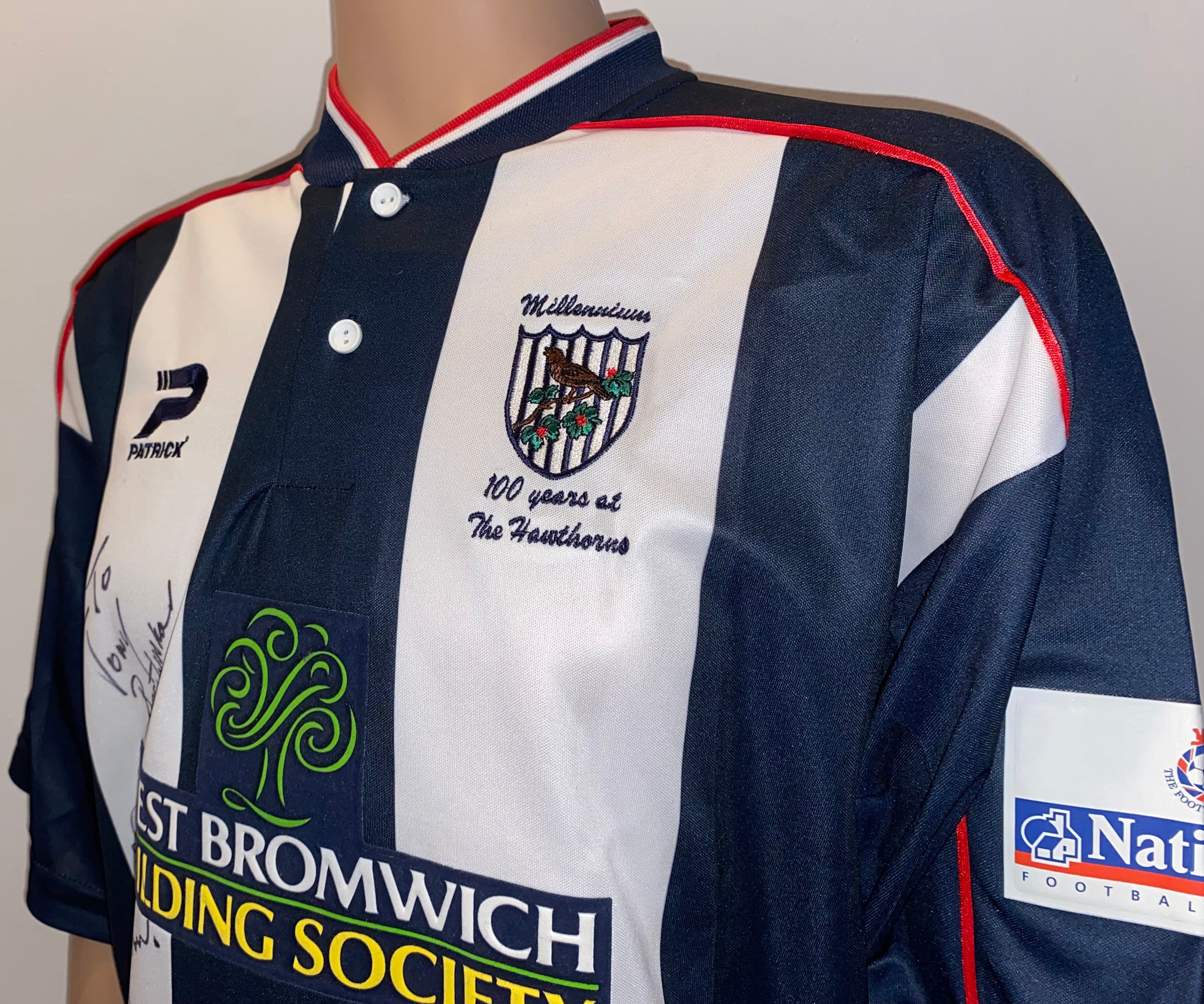 2000/01 WEST BROMWICH ALBION MATCH WORN SHIRT (GRANT #16)
