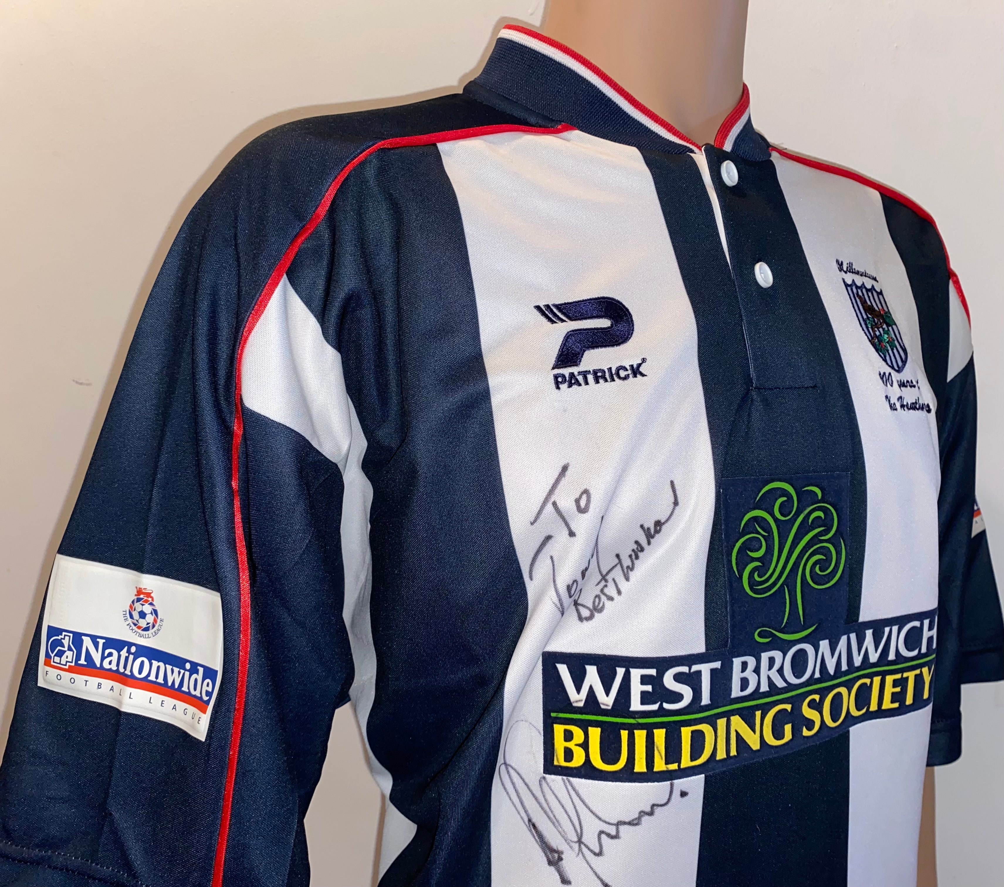 2000/01 WEST BROMWICH ALBION MATCH WORN SHIRT (GRANT #16)