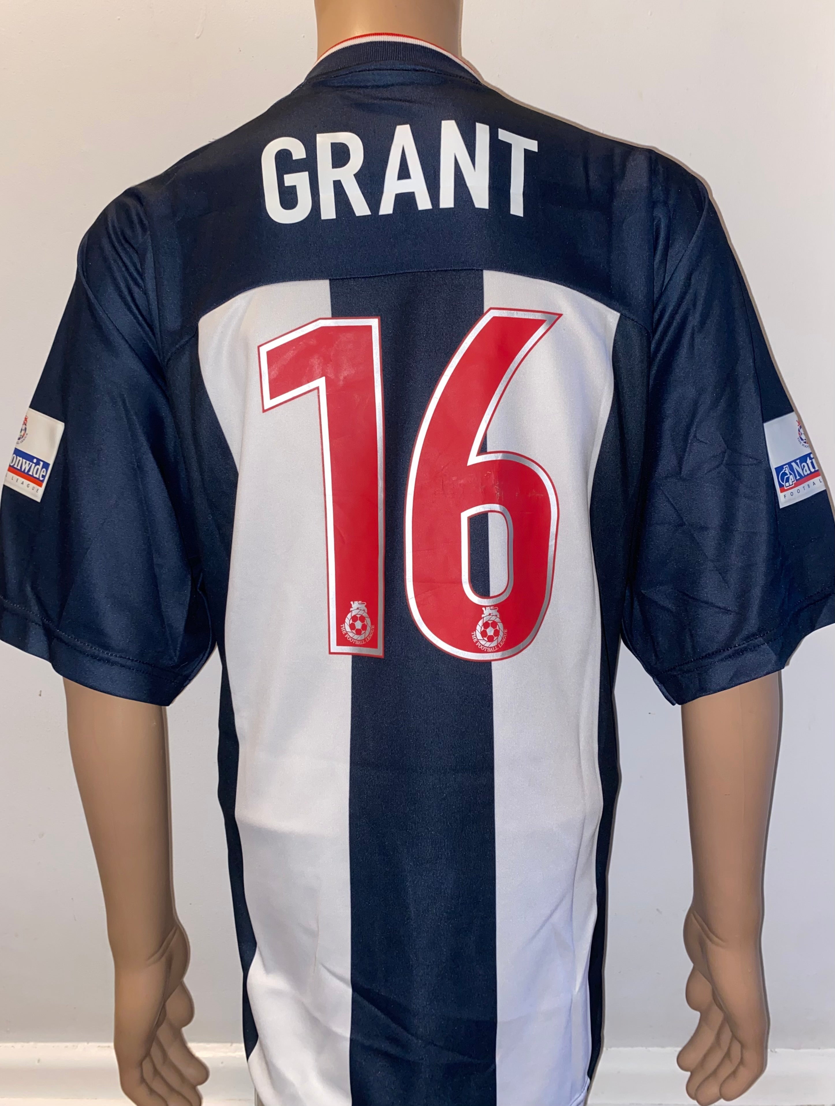 2000/01 WEST BROMWICH ALBION MATCH WORN SHIRT (GRANT #16)