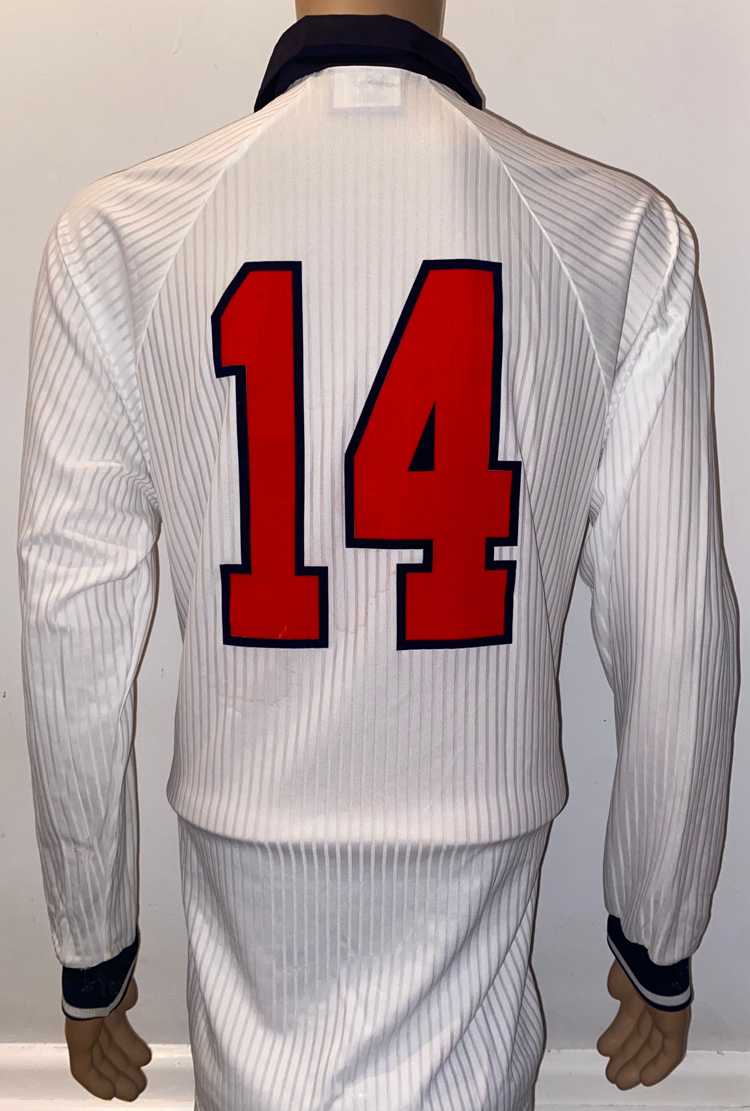 1998 ENGLAND MATCH WORN U21 HOME SHIRT (BEATTIE v CZECH REPUBLIC)