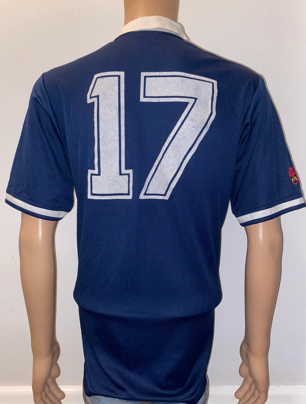 1989-1991 SCOTLAND MATCH WORN HOME SHIRT #17