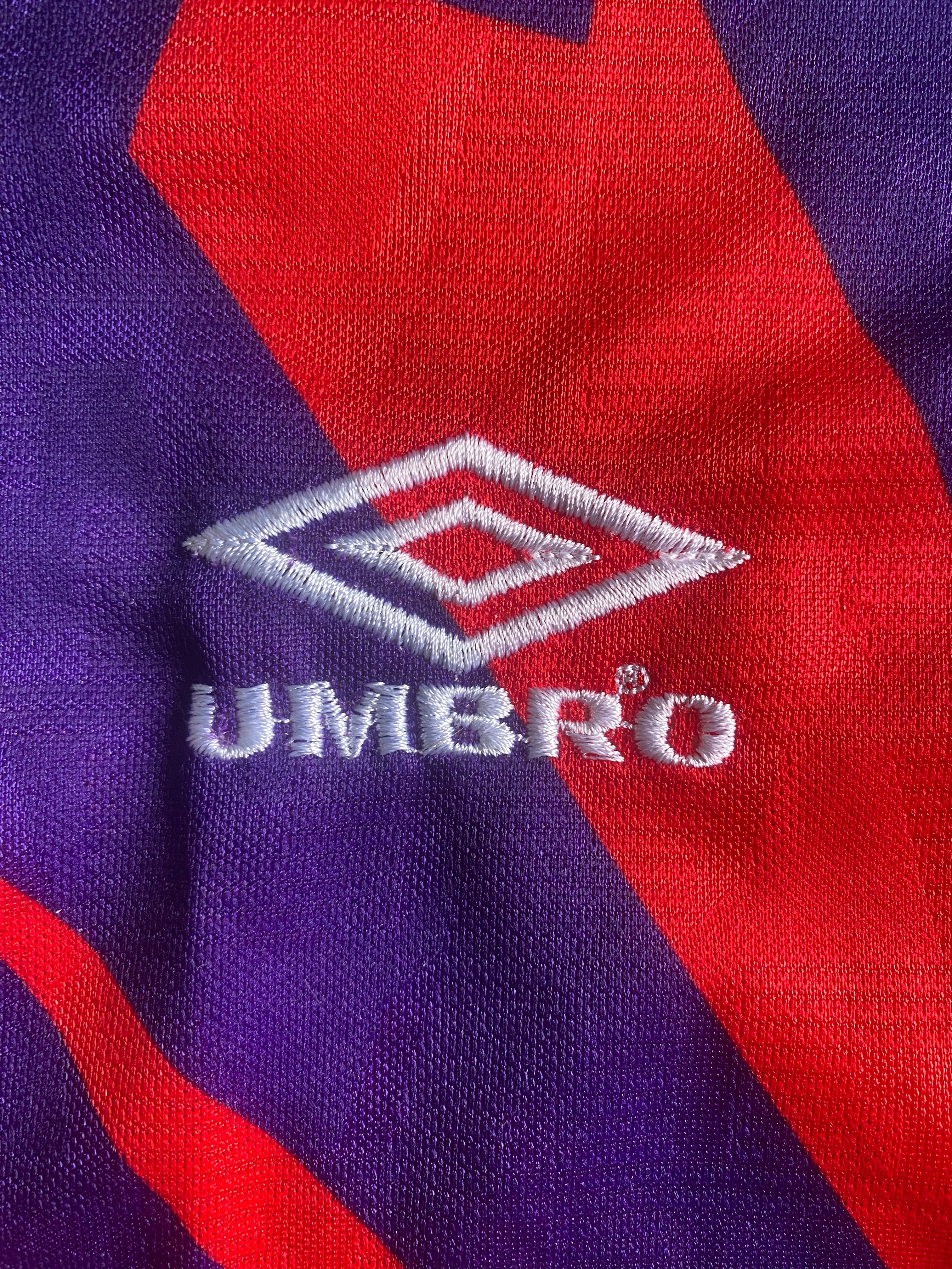 1992/93 SCOTLAND MATCH WORN SHIRT UMBRO AWAY SHIRT #3
