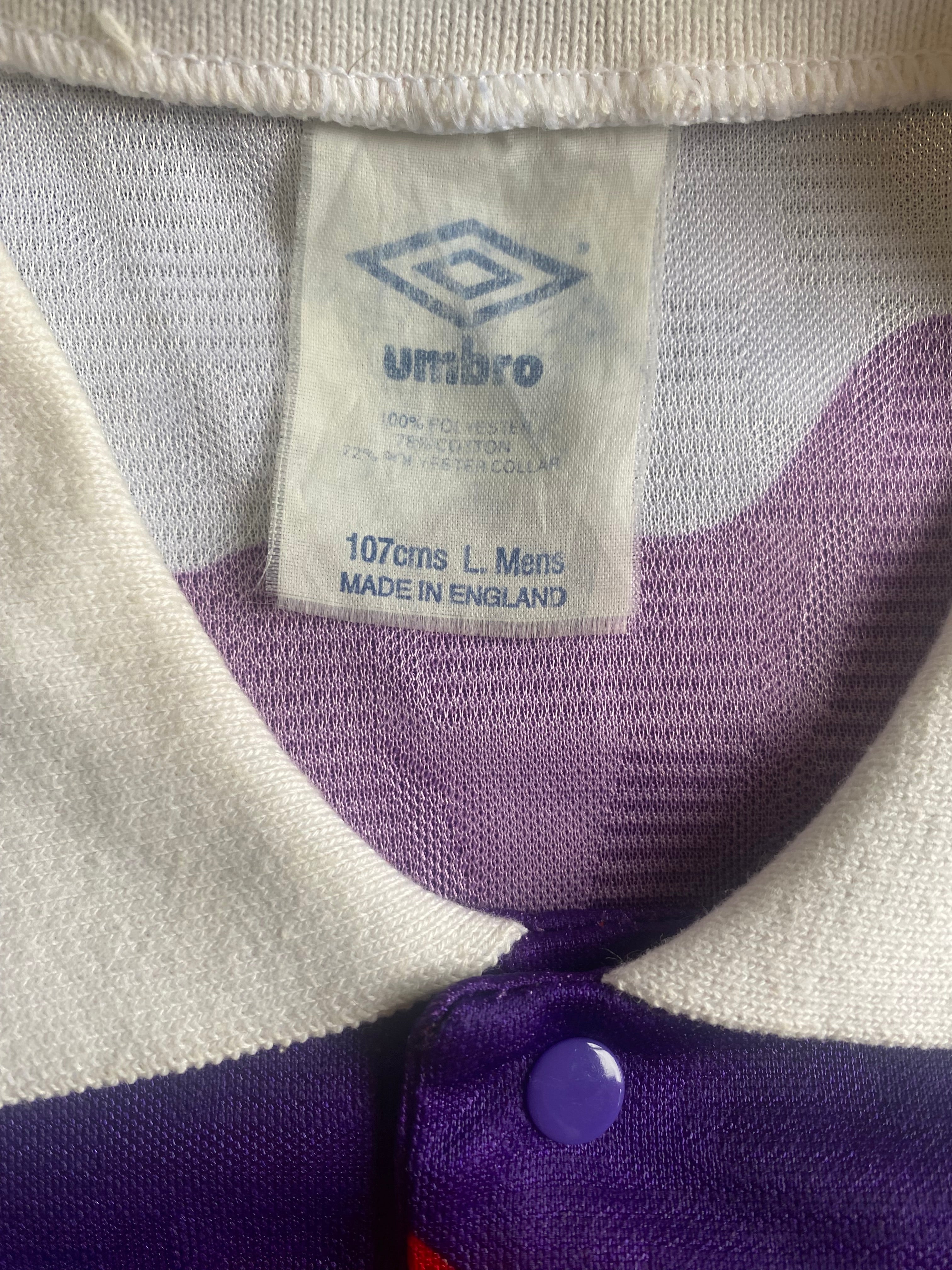 1992/93 SCOTLAND MATCH WORN SHIRT UMBRO AWAY SHIRT #3