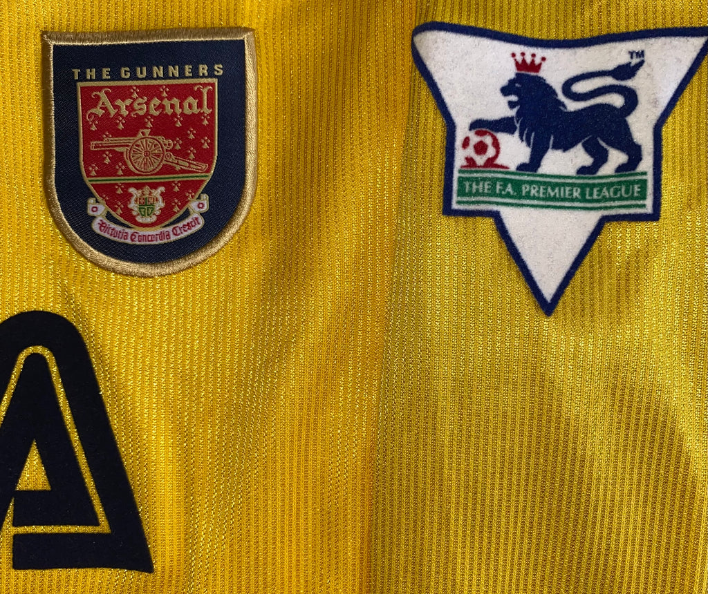 2000/01 ARSENAL NIKE MATCH WORN AWAY SHIRT LEE DIXON #2