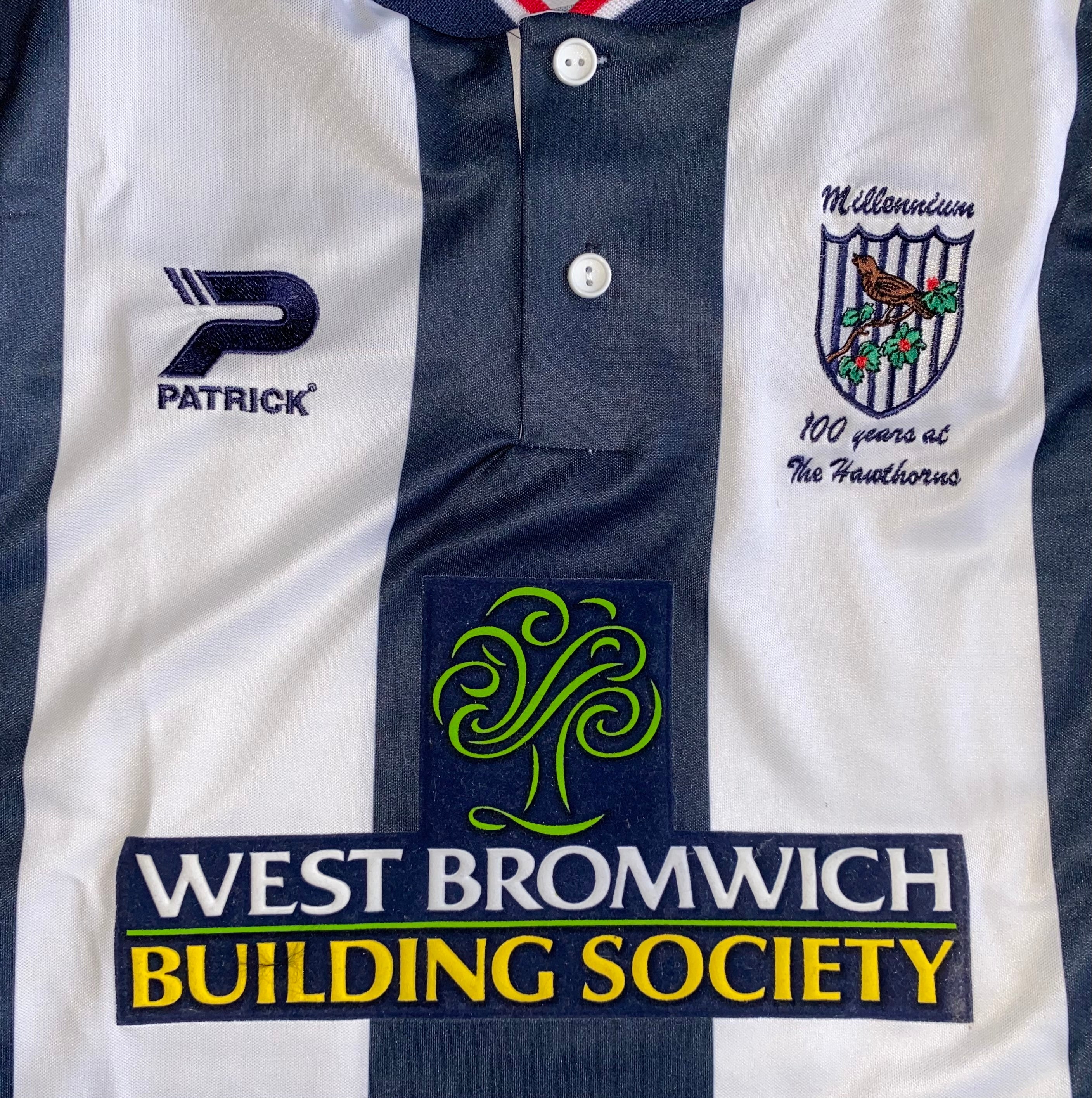 2000/01 WEST BROMWICH ALBION MATCH WORN SHIRT FABIAN DE FREITAS #18
