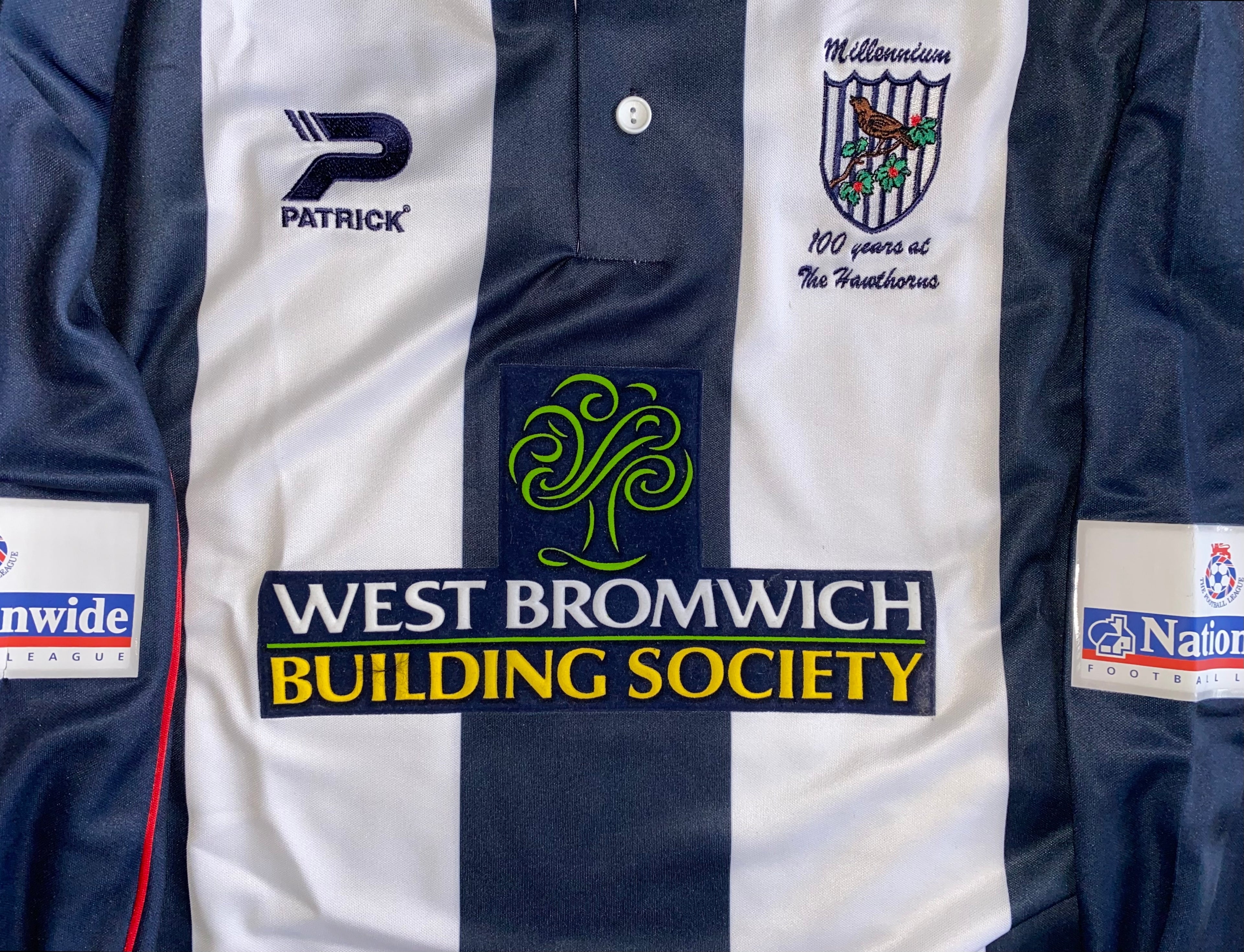 2000/01 WEST BROMWICH ALBION MATCH WORN SHIRT FABIAN DE FREITAS #18