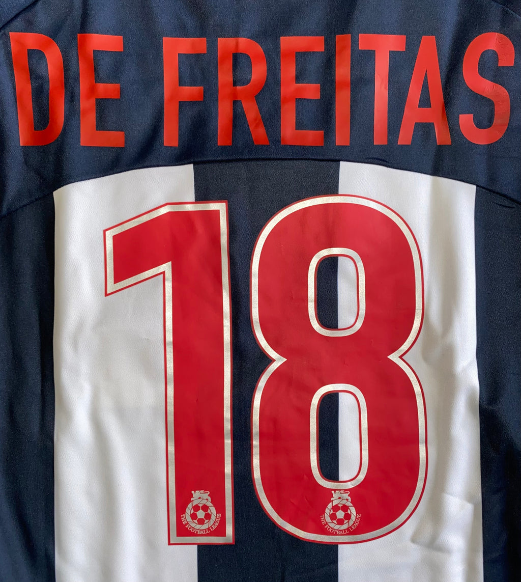 2000/01 WEST BROMWICH ALBION MATCH WORN SHIRT FABIAN DE FREITAS #18
