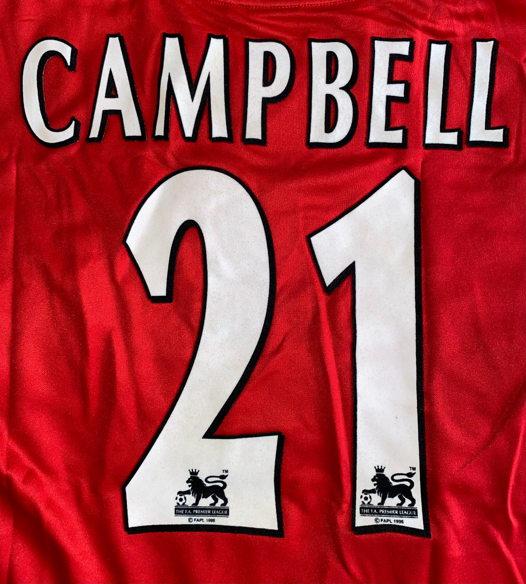 2004/05 MATCH WORN WEST BROMWICH ALBION AWAY SHIRT (KEVIN CAMPBELL #21)