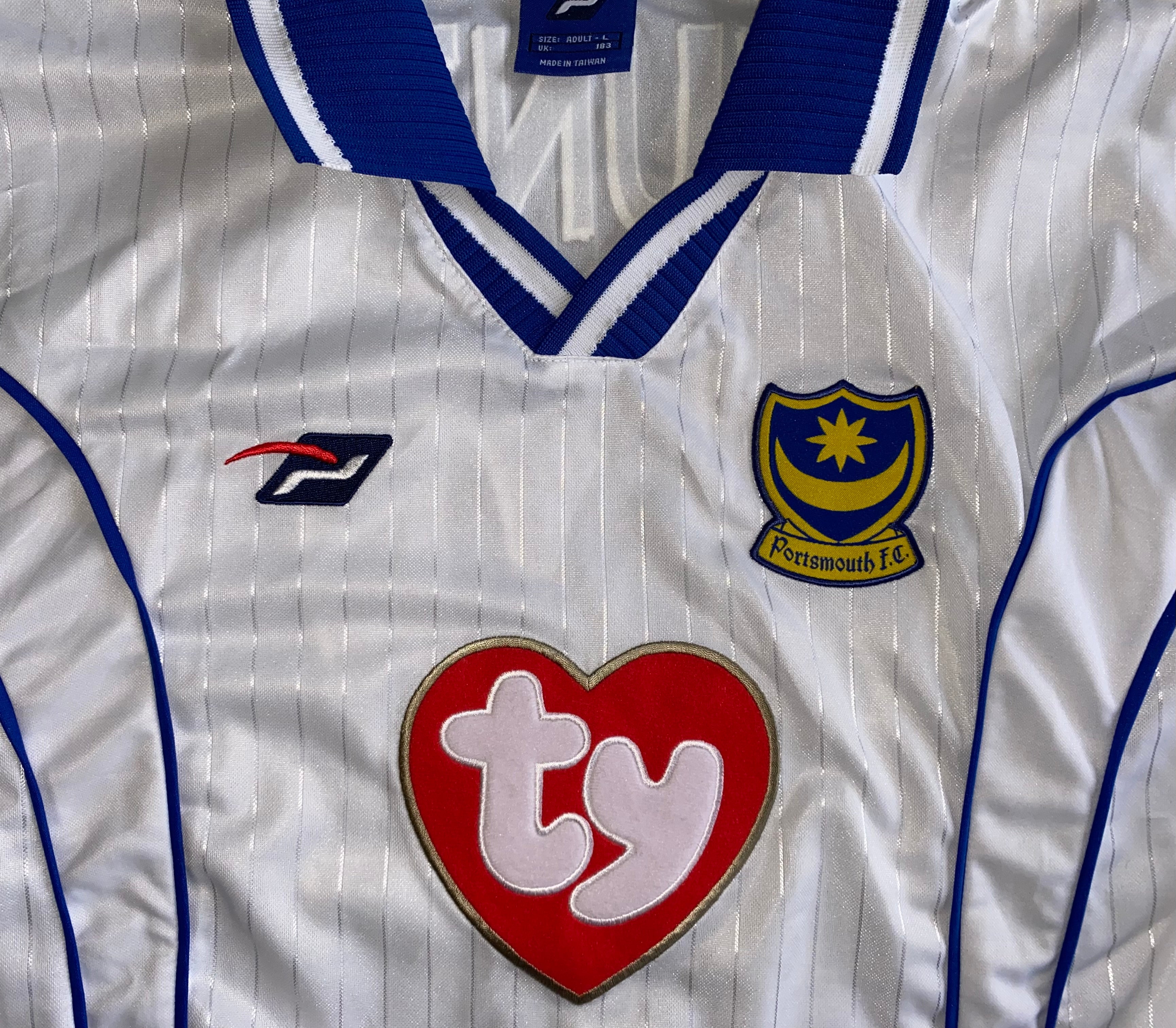 2003/04 PORTSMOUTH MATCH ISSUE THIRD SHIRT (HUNT #42)