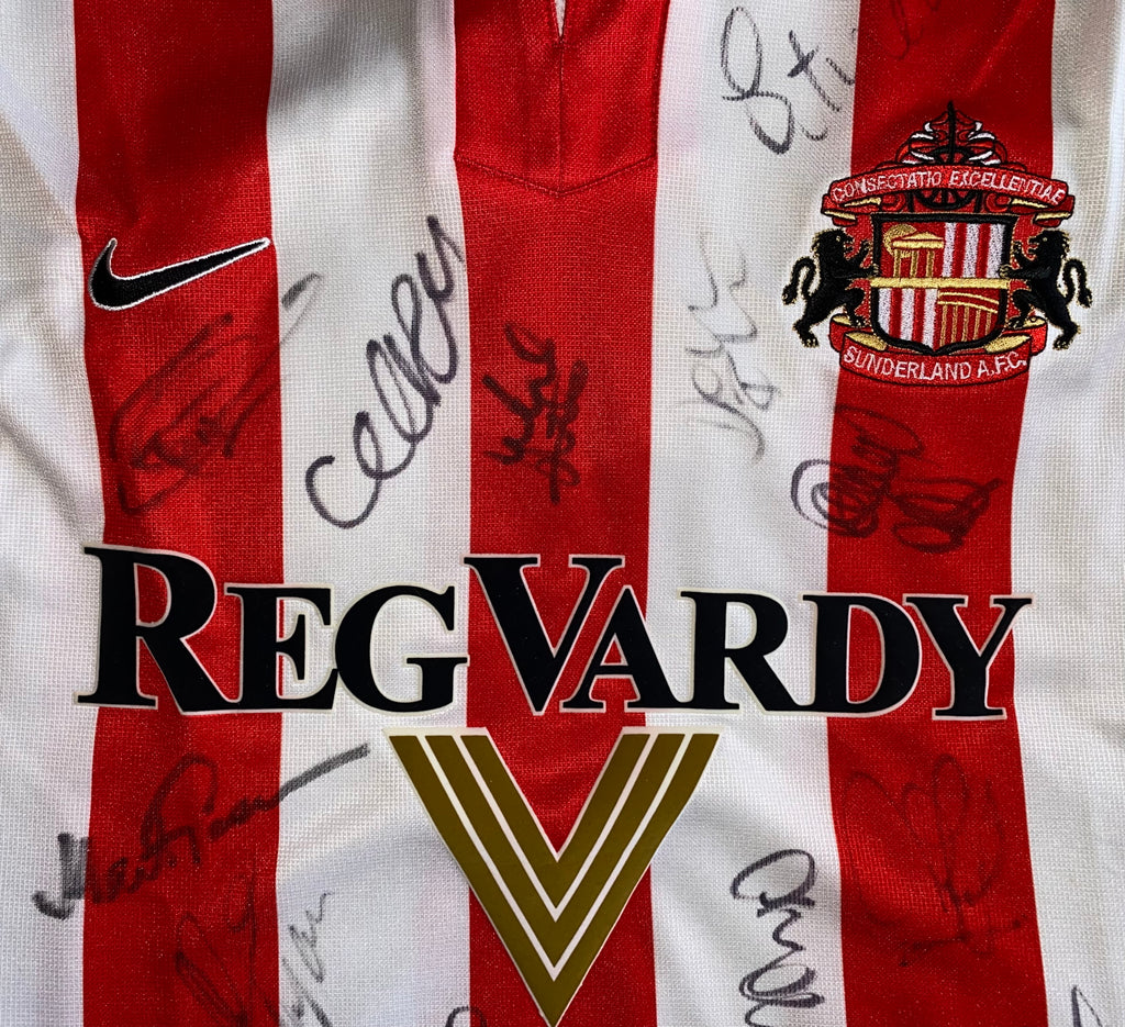 2003/04 SUNDERLAND MATCH WORN HOME SHIRT COOPER #14
