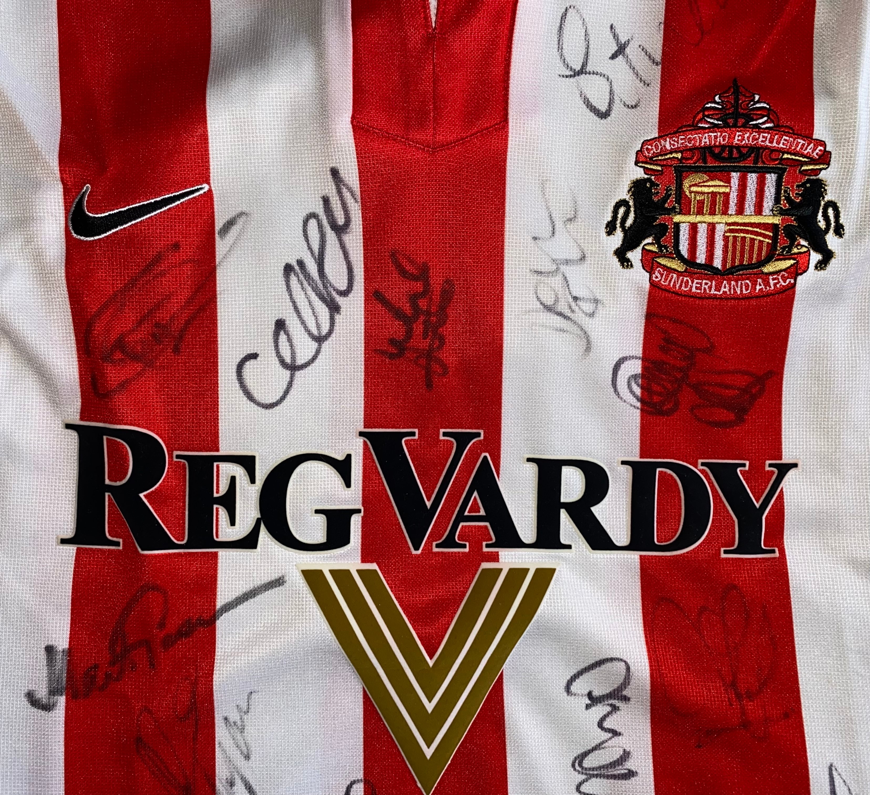 2003/04 SUNDERLAND MATCH WORN HOME SHIRT COOPER #14