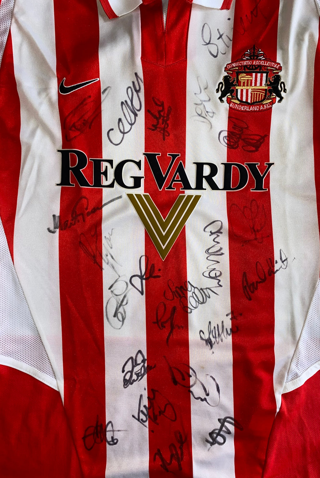 2003/04 SUNDERLAND MATCH WORN HOME SHIRT COOPER #14