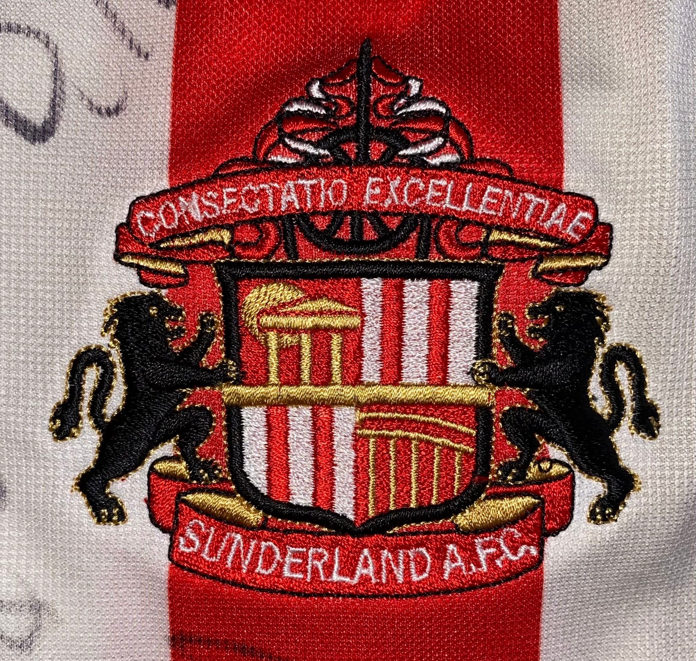 2003/04 SUNDERLAND MATCH WORN HOME SHIRT COOPER #14