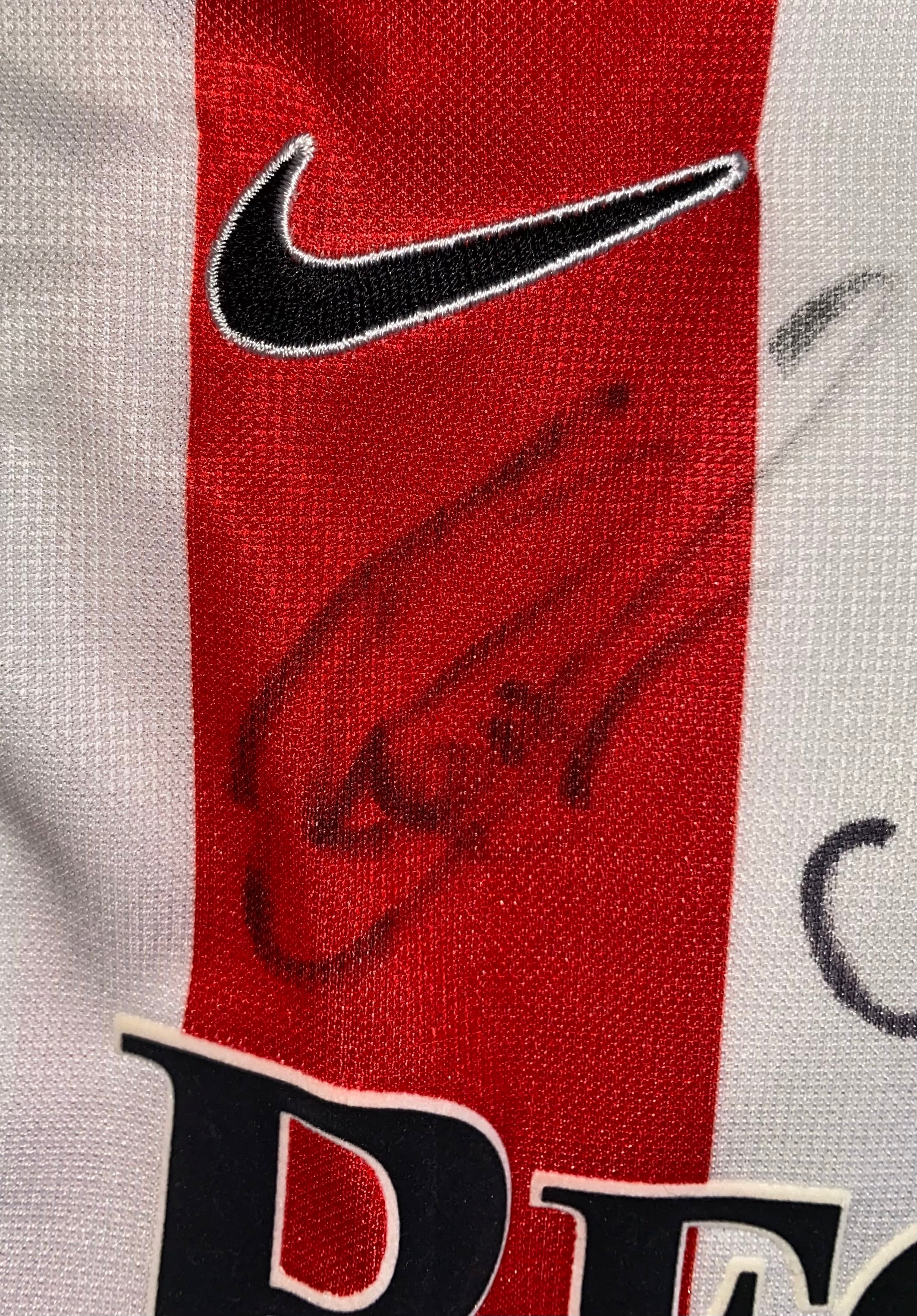 2003/04 SUNDERLAND MATCH WORN HOME SHIRT COOPER #14