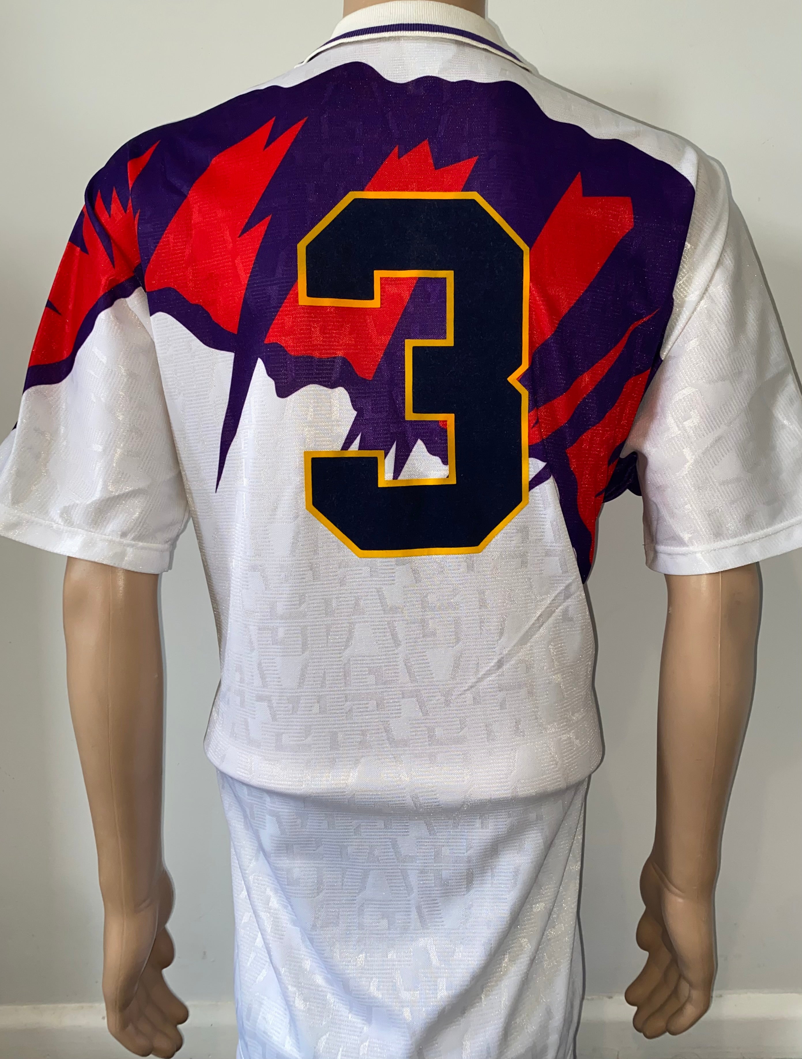 1992/93 SCOTLAND MATCH WORN SHIRT UMBRO AWAY SHIRT #3