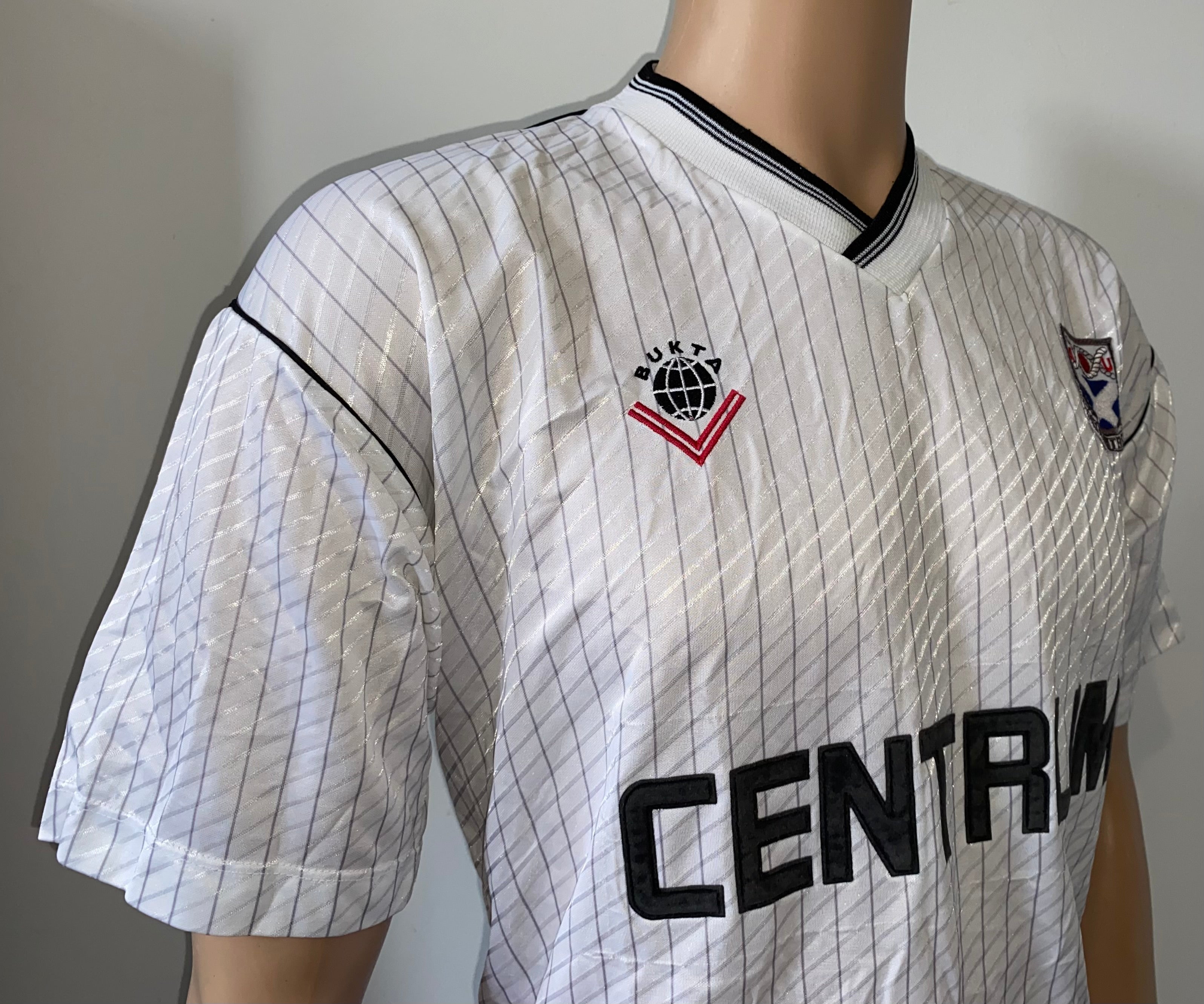 1989/90 AYR UNITED MATCH WORN HOME SHIRT #4