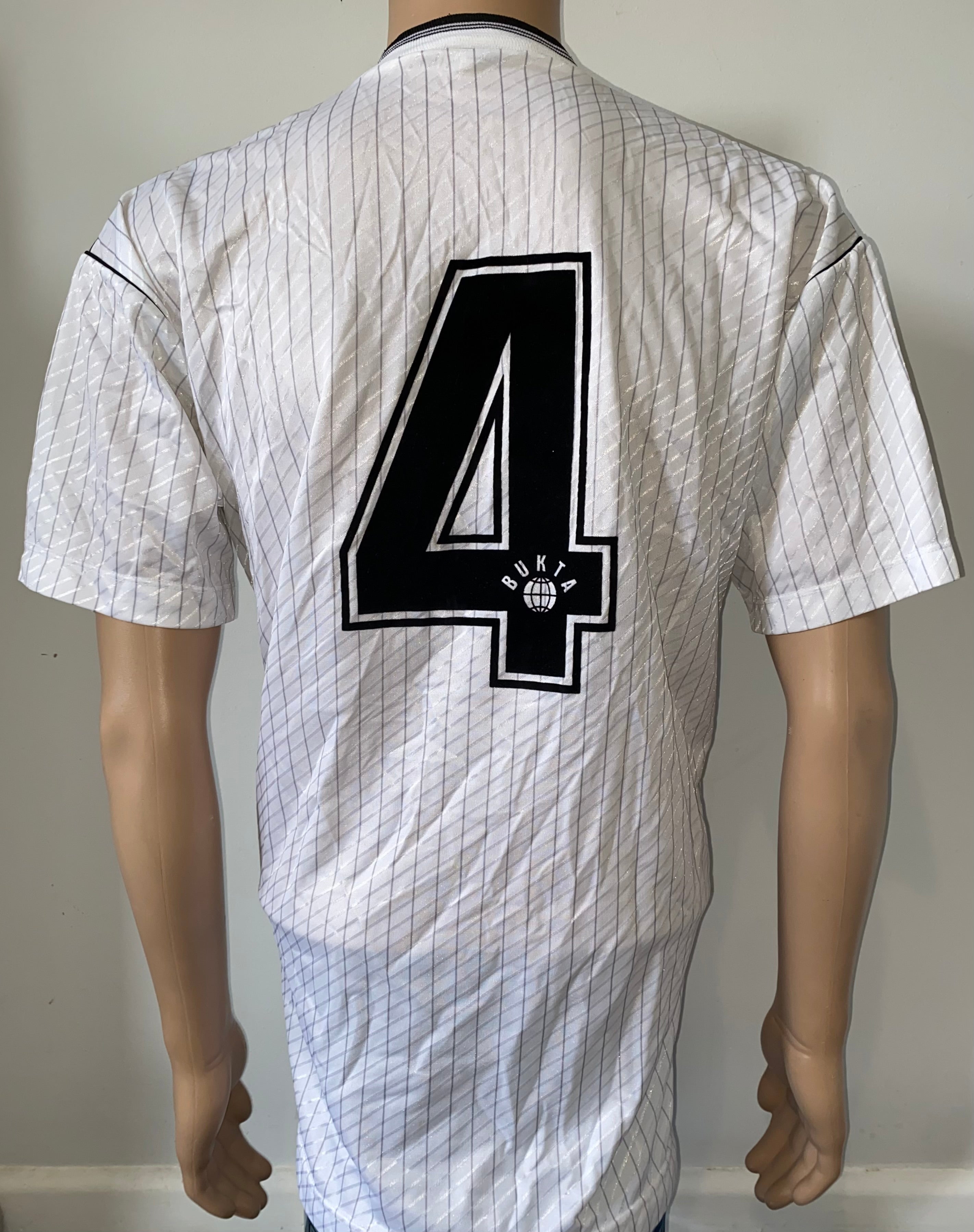 1989/90 AYR UNITED MATCH WORN HOME SHIRT #4