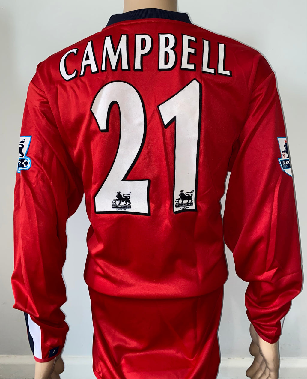 2004/05 MATCH WORN WEST BROMWICH ALBION AWAY SHIRT (KEVIN CAMPBELL #21)