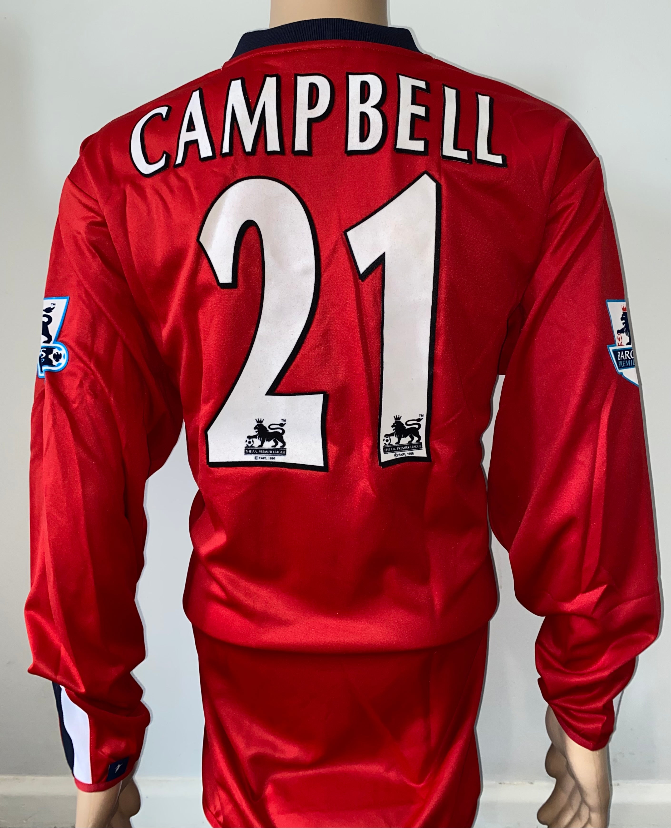 2004/05 MATCH WORN WEST BROMWICH ALBION AWAY SHIRT (KEVIN CAMPBELL #21)