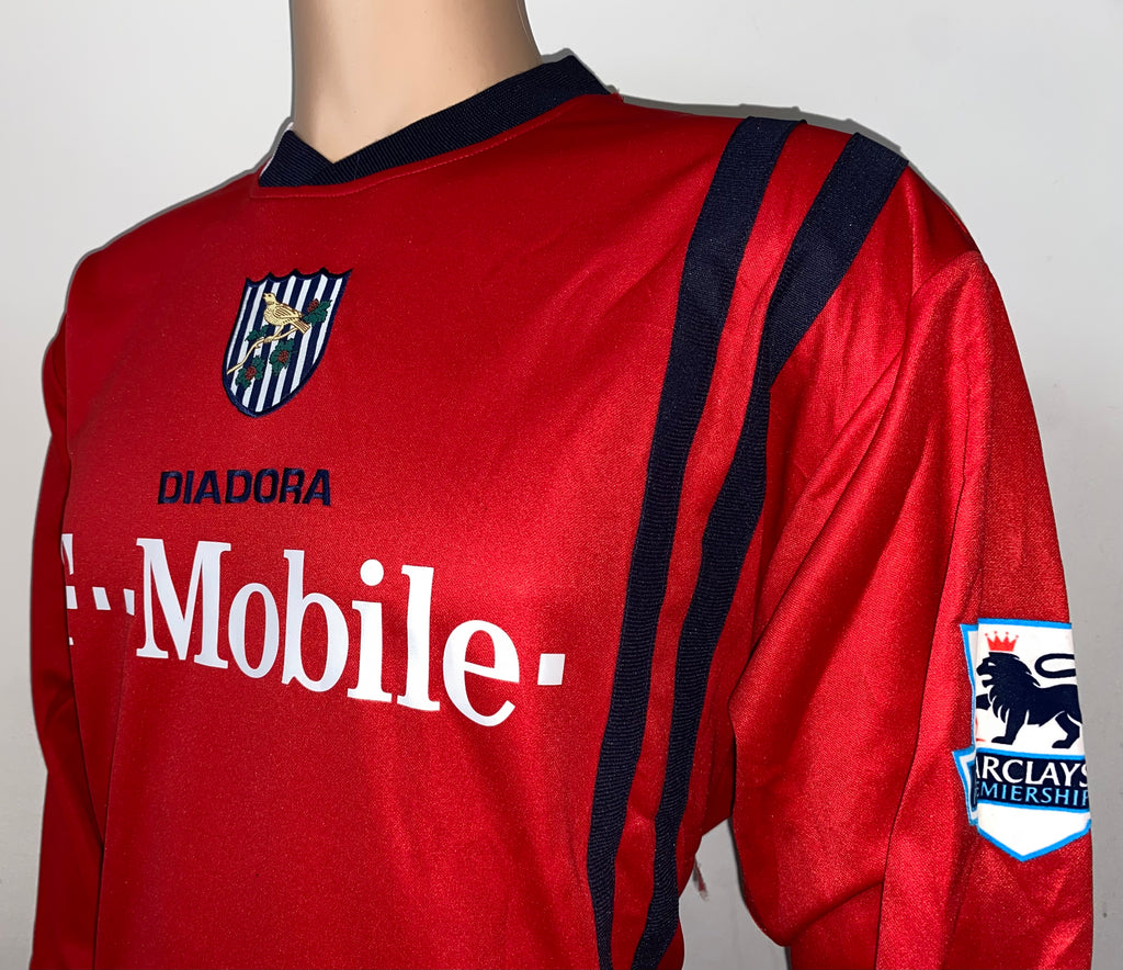 2004/05 MATCH WORN WEST BROMWICH ALBION AWAY SHIRT (KEVIN CAMPBELL #21)