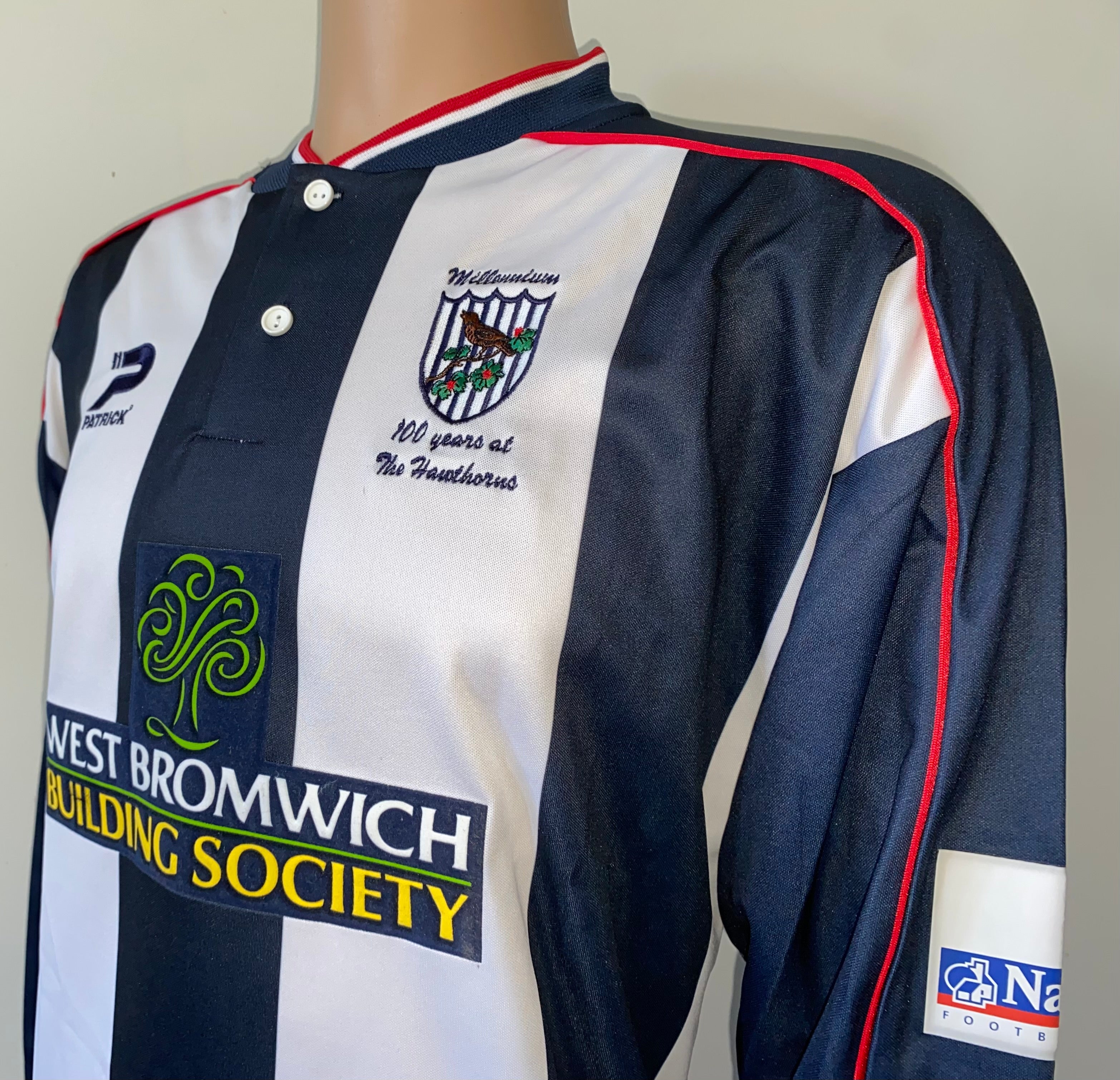 2000/01 WEST BROMWICH ALBION MATCH WORN SHIRT FABIAN DE FREITAS #18