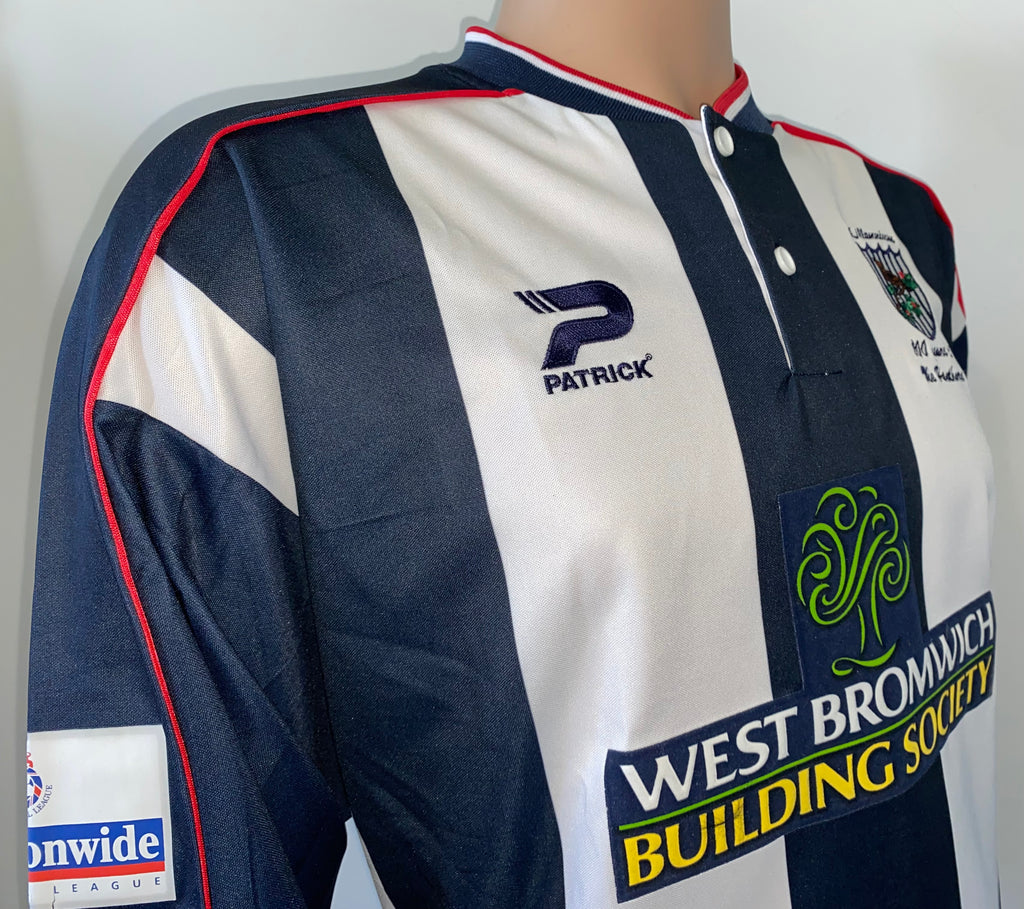 2000/01 WEST BROMWICH ALBION MATCH WORN SHIRT FABIAN DE FREITAS #18