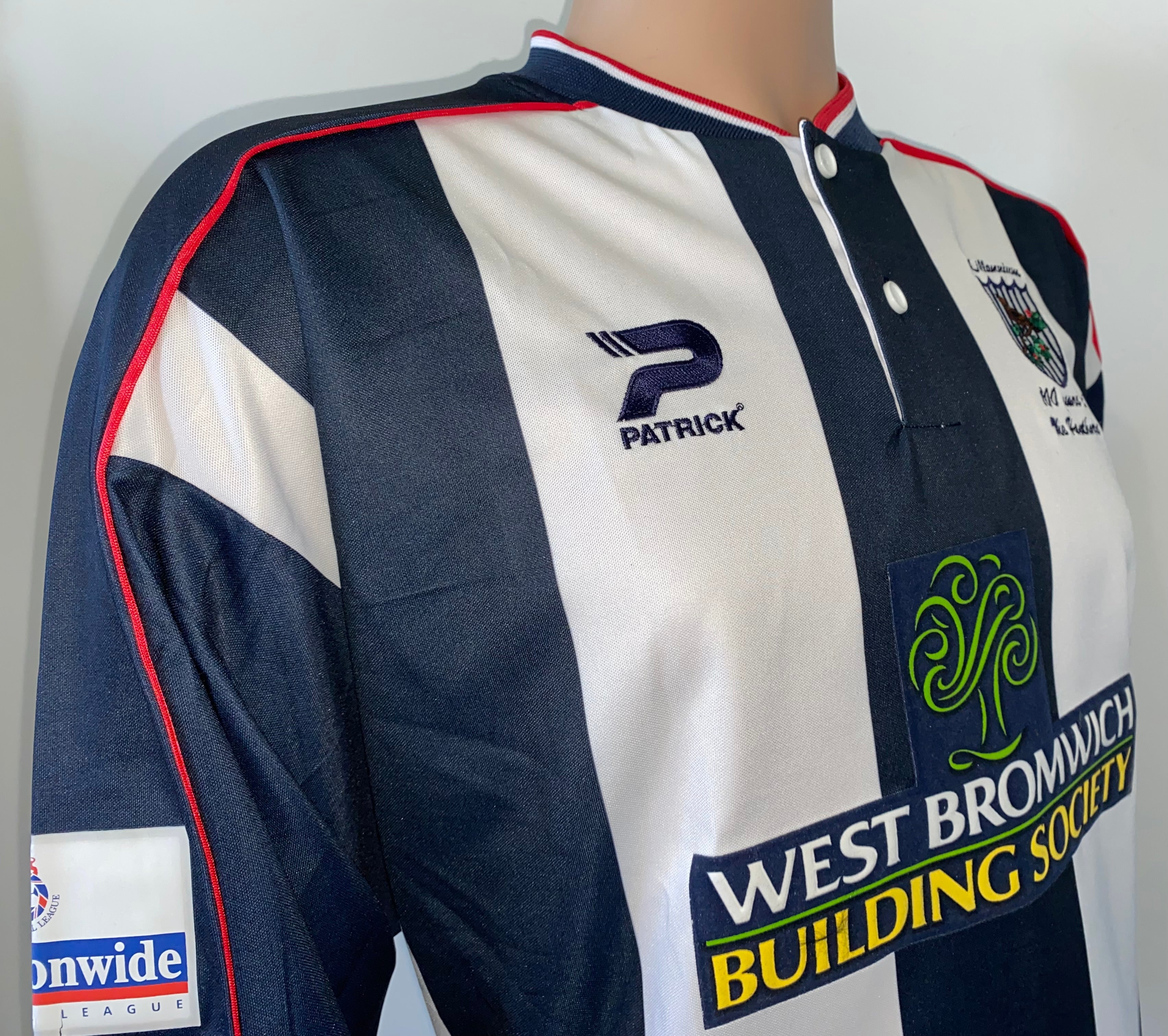 2000/01 WEST BROMWICH ALBION MATCH WORN SHIRT FABIAN DE FREITAS #18