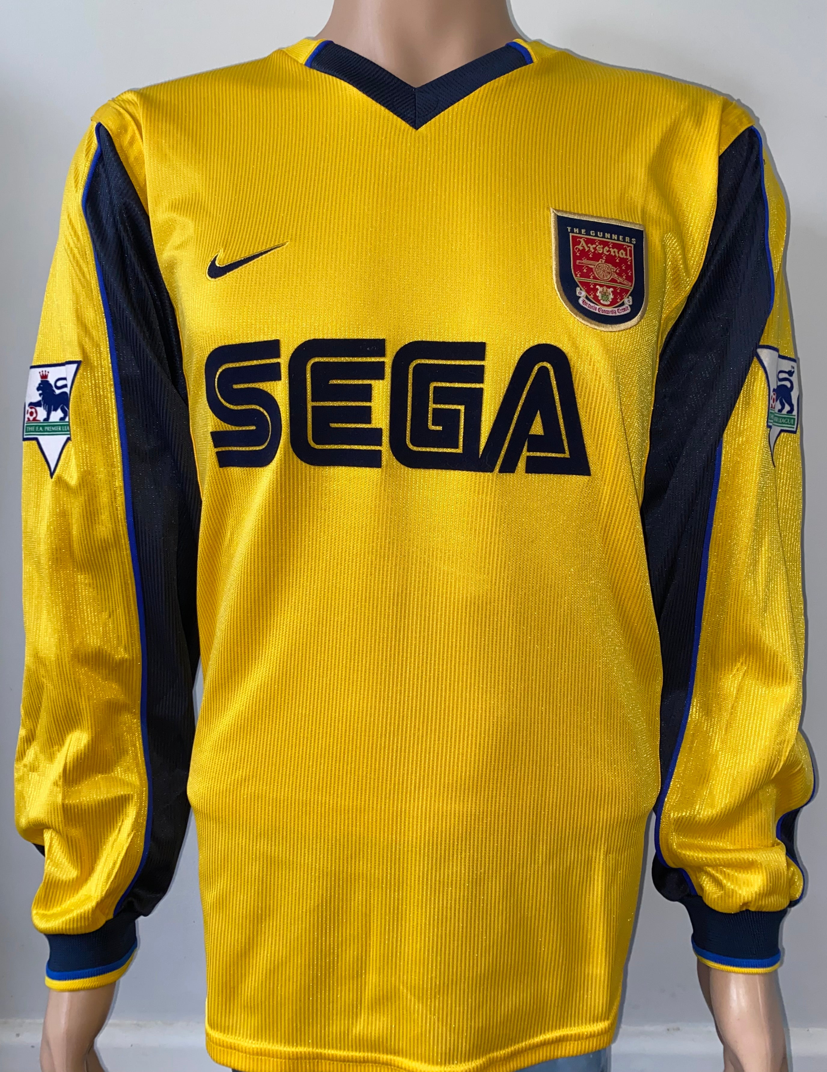 2000/01 ARSENAL NIKE MATCH WORN AWAY SHIRT LEE DIXON #2