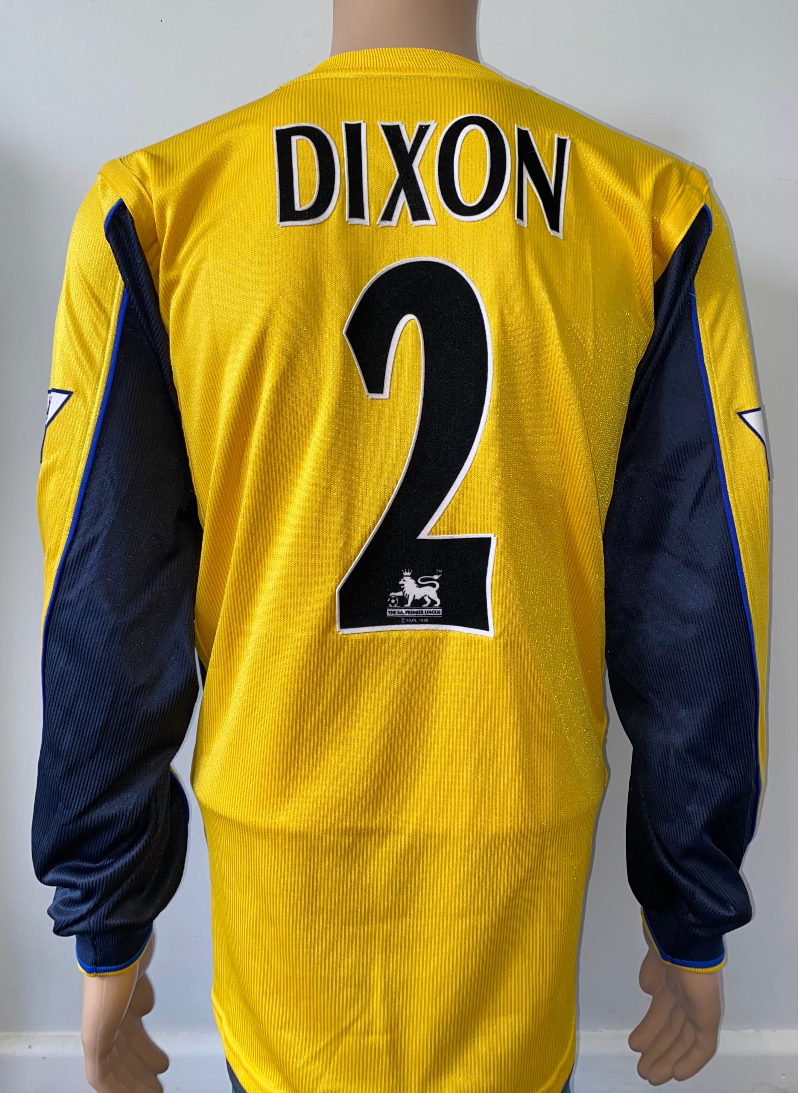 2000/01 ARSENAL NIKE MATCH WORN AWAY SHIRT LEE DIXON #2