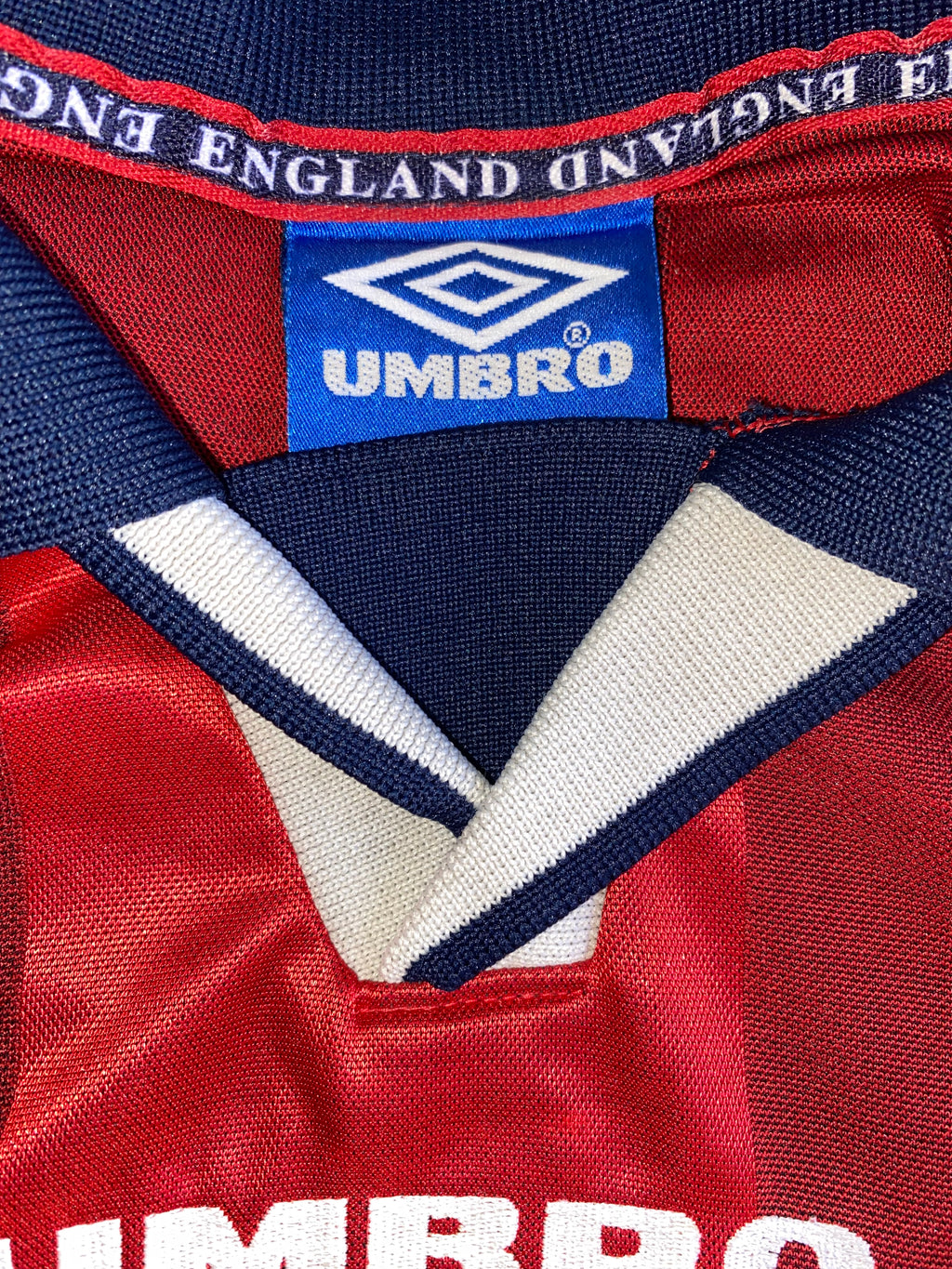 1997 ENGLAND MATCH ISSUE AWAY SHIRT #17