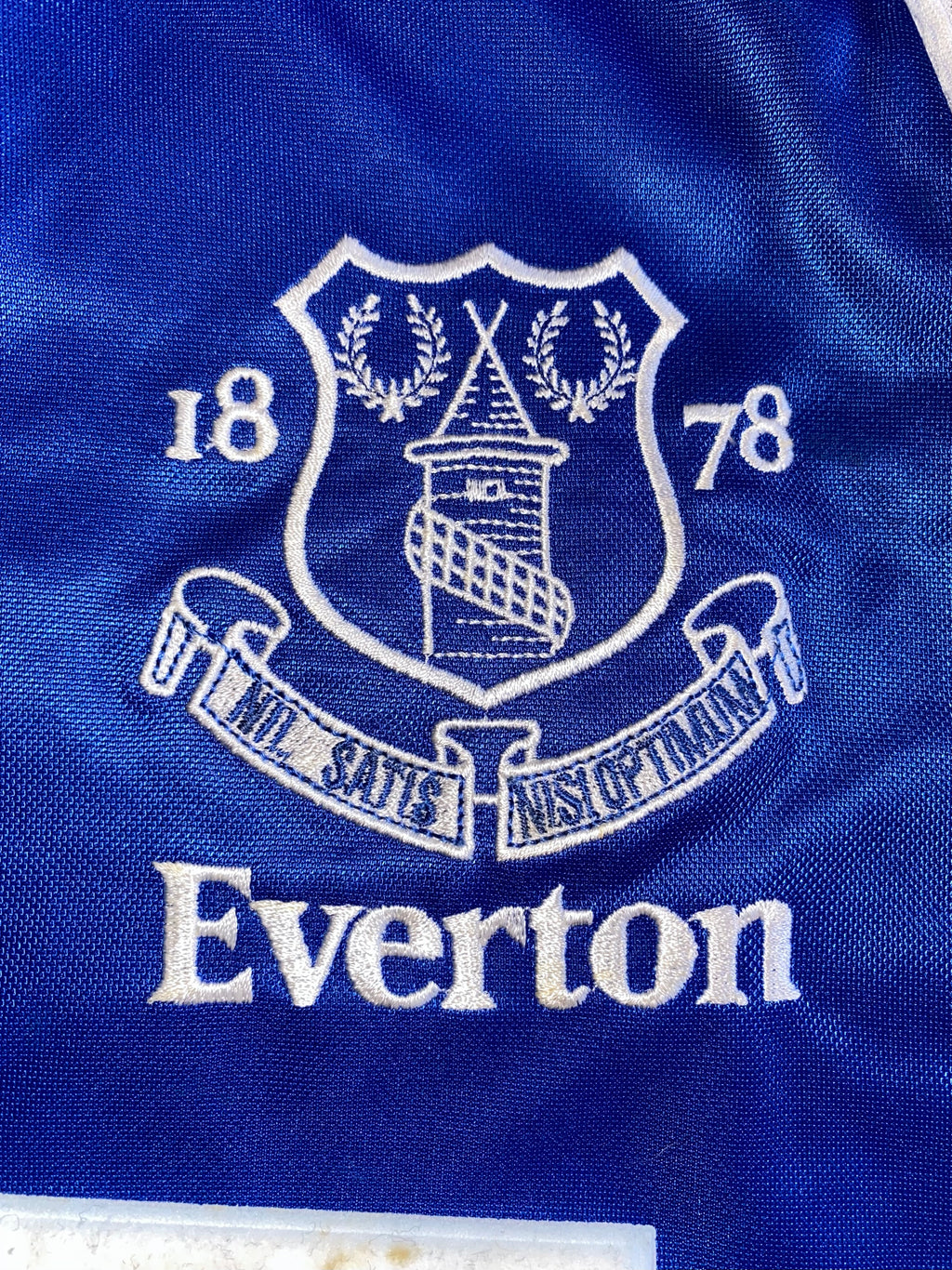2000/01 EVERTON MATCH ISSUE HOME SHIRT (BARMBY #8)