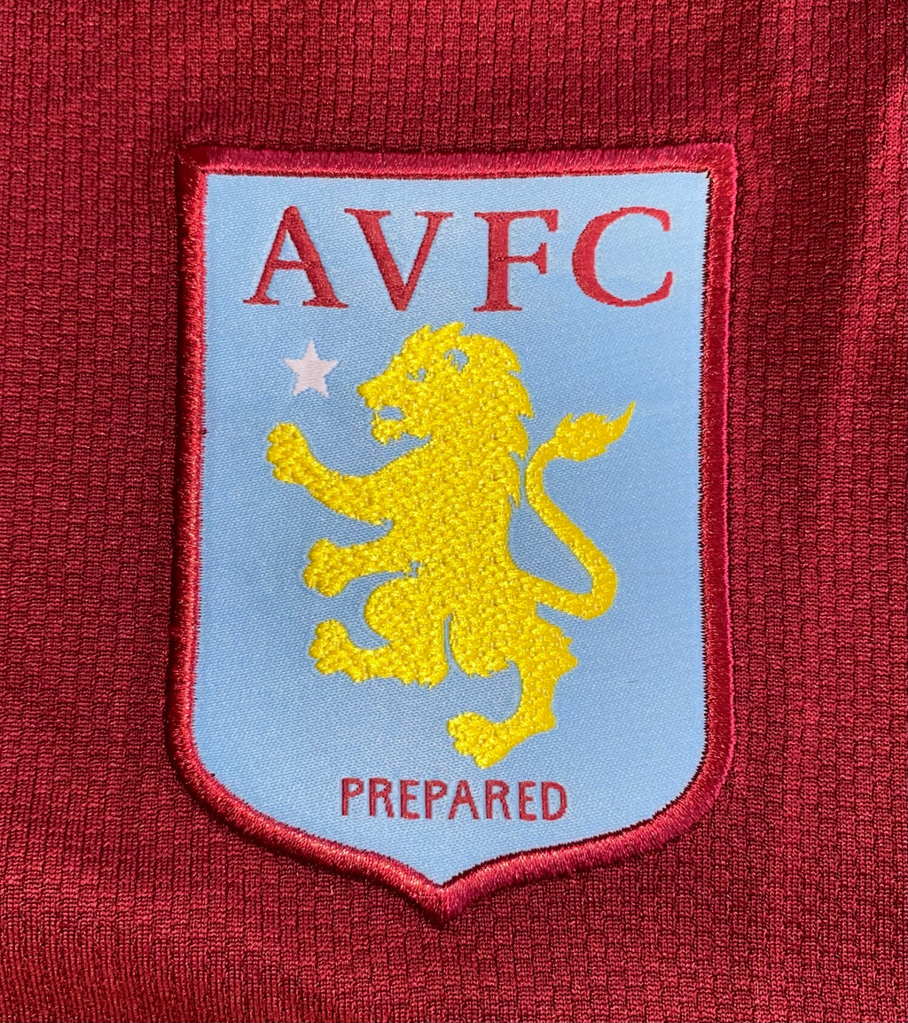 2008/09 MATCH ISSUE ASTON VILLA UEFA CUP SHIRT (O'HALLORAN #29)