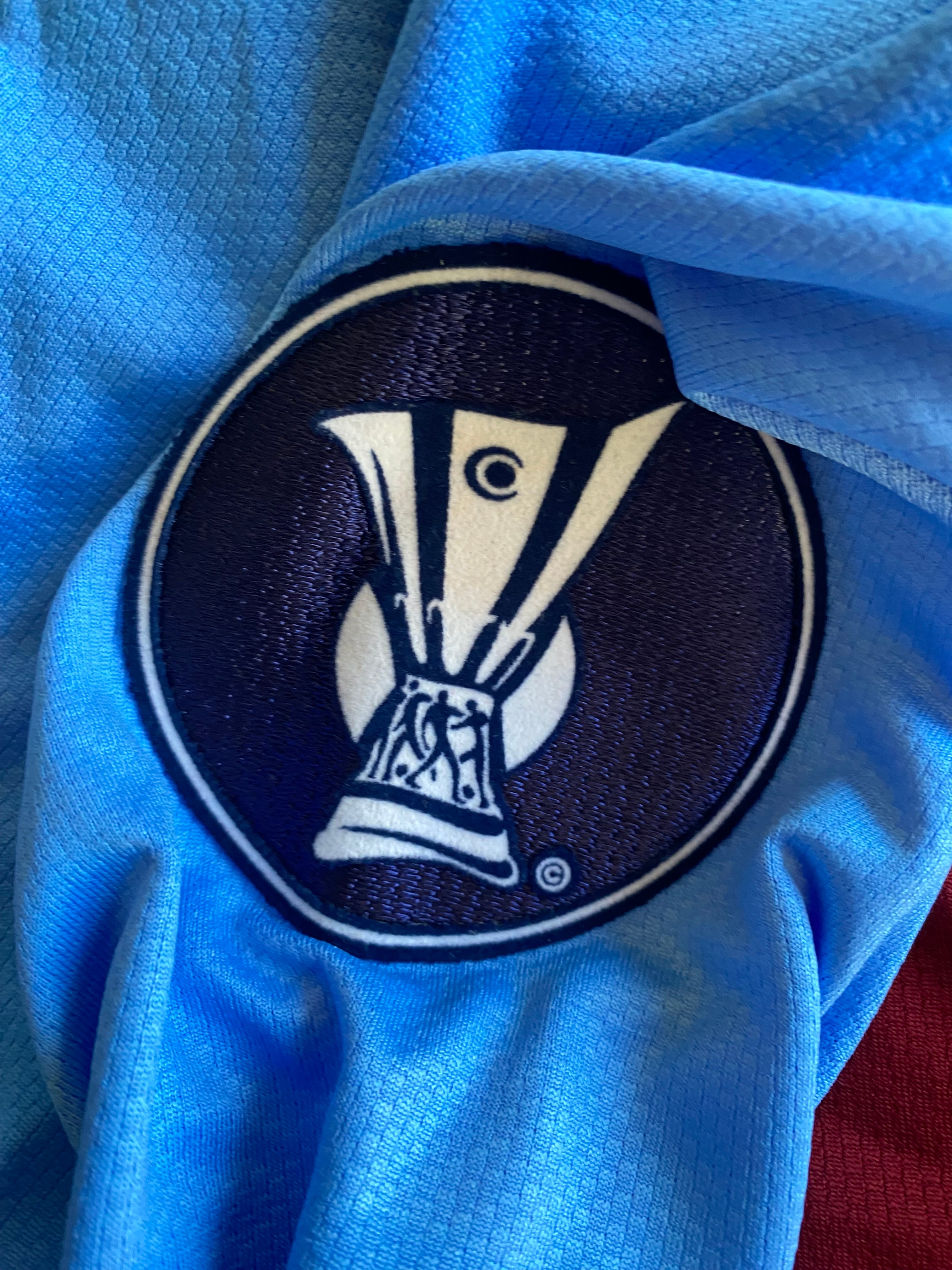 2008/09 MATCH ISSUE ASTON VILLA UEFA CUP SHIRT (O'HALLORAN #29)