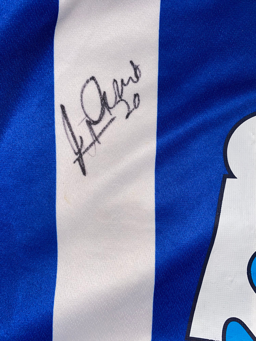 2008/09 BRIGHTON AND HOVE ALBION MATCH WORN AWAY SHIRT (CROFTS #20)