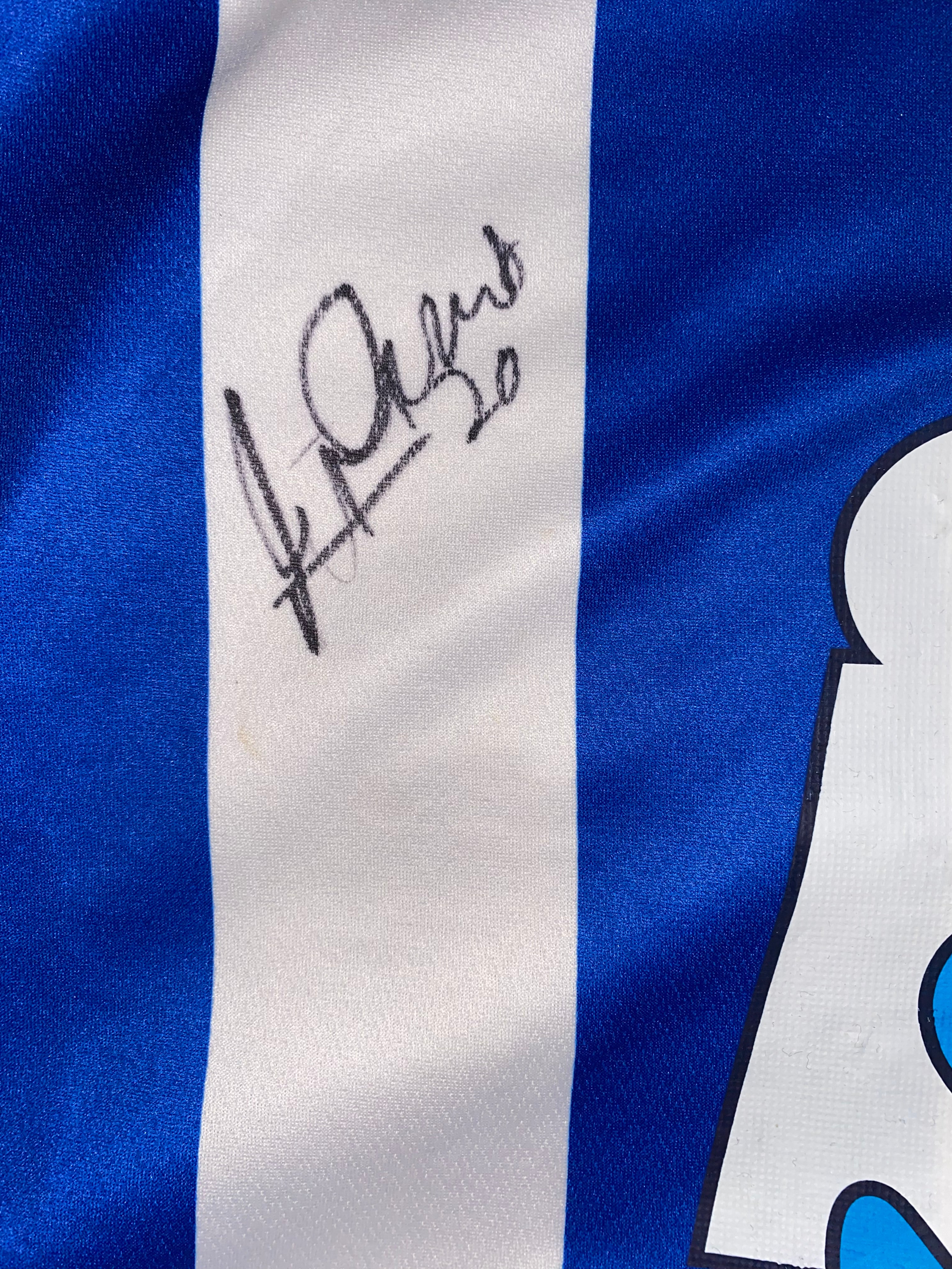 2008/09 BRIGHTON AND HOVE ALBION MATCH WORN AWAY SHIRT (CROFTS #20)
