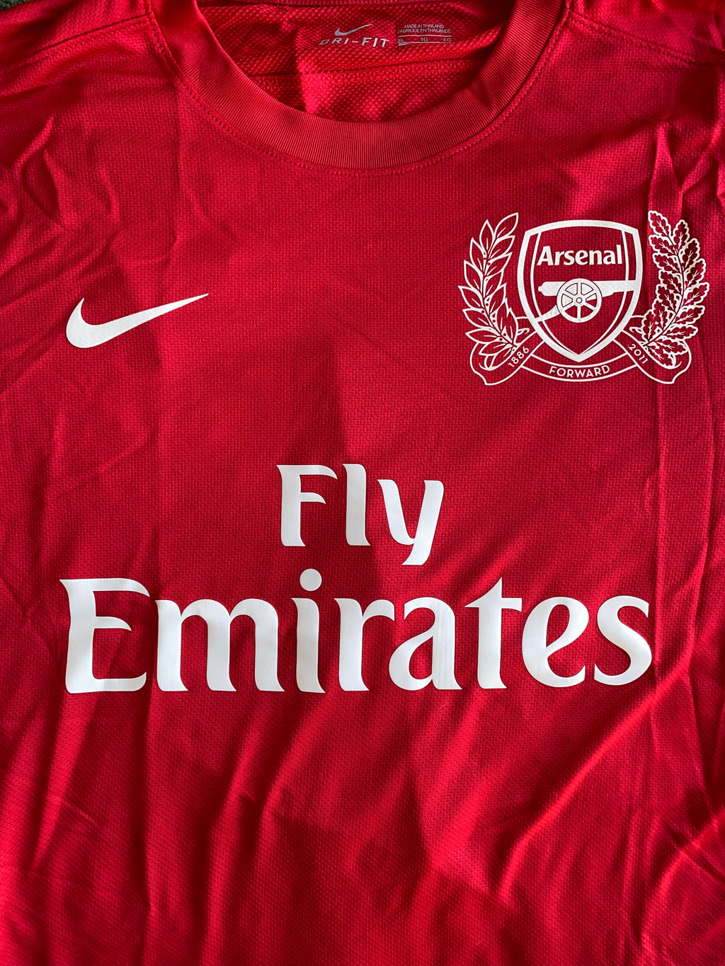 2011/12 ARSENAL MATCH ISSUE HOME SHIRT (CHAMBERLAIN #15)