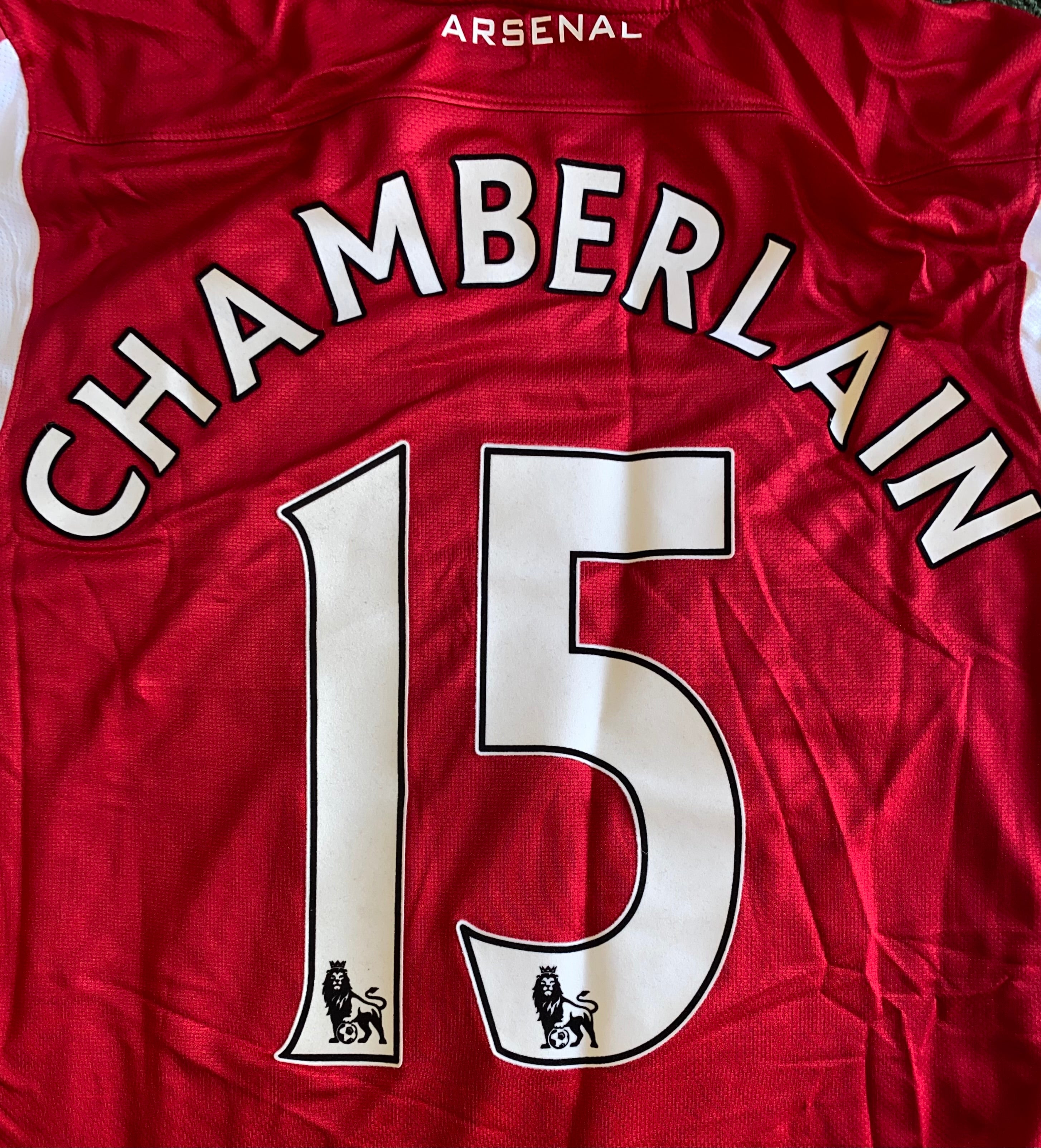 2011/12 ARSENAL MATCH ISSUE HOME SHIRT (CHAMBERLAIN #15)
