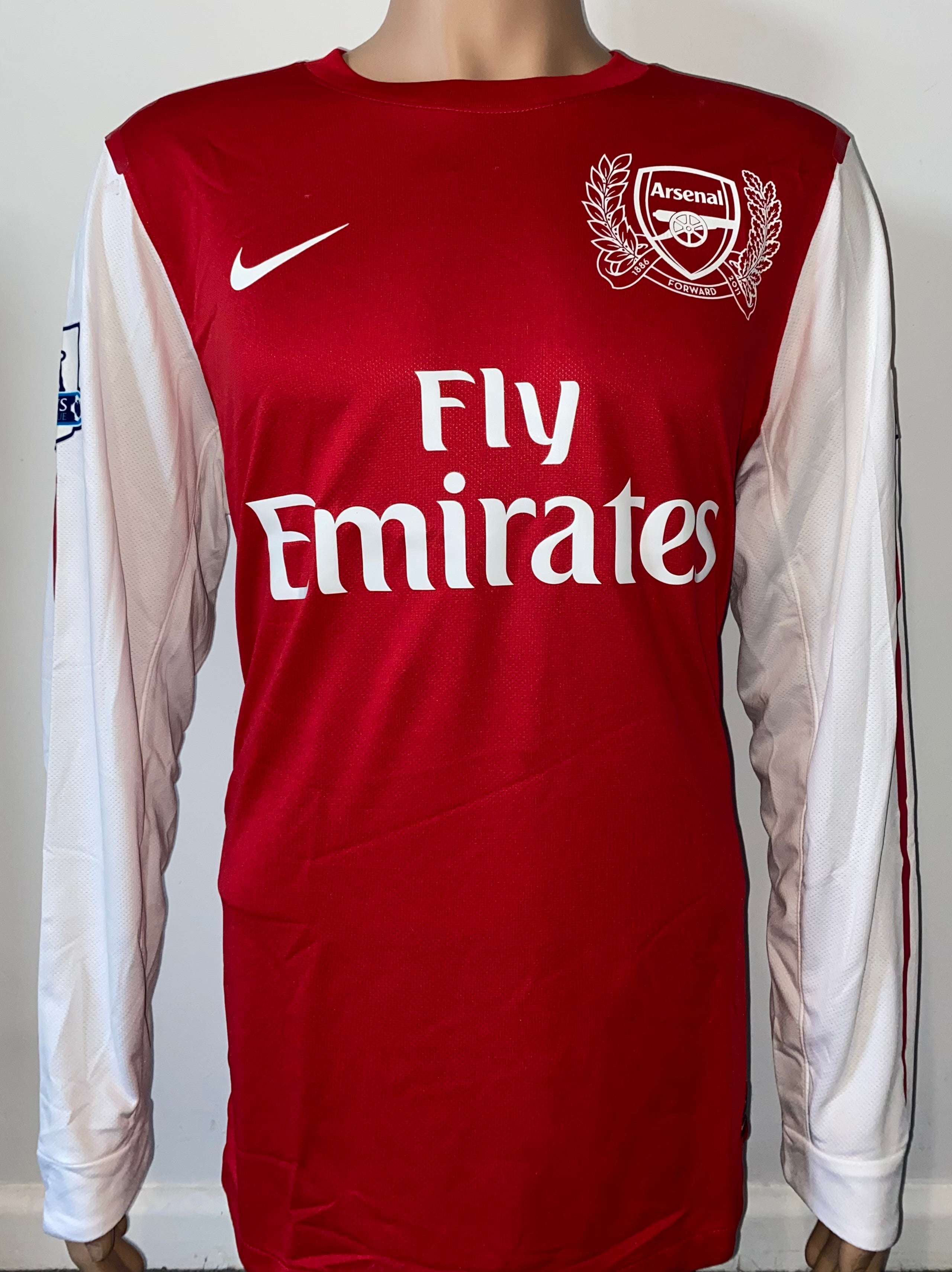 2011/12 ARSENAL MATCH ISSUE HOME SHIRT (CHAMBERLAIN #15)