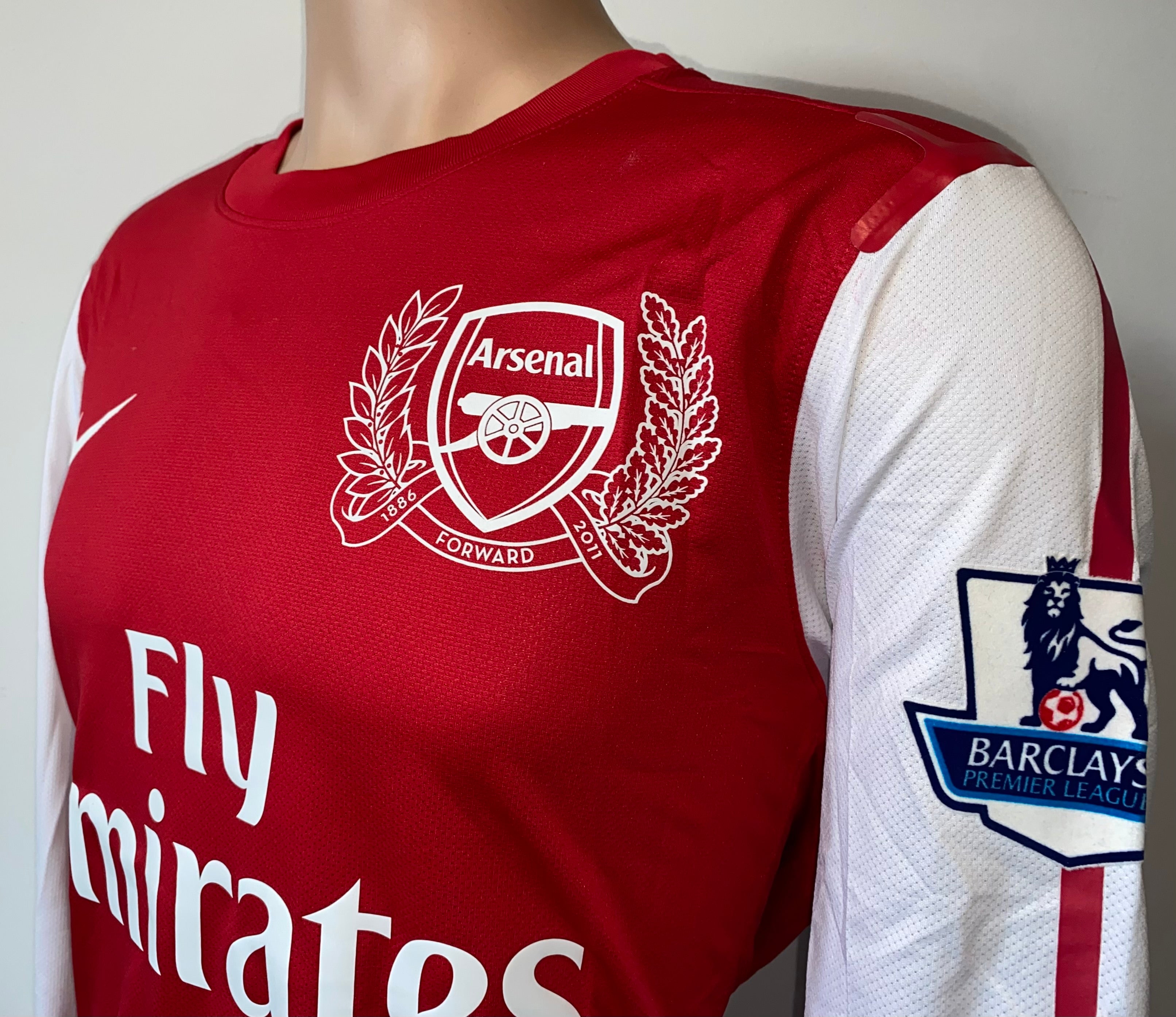 2011/12 ARSENAL MATCH ISSUE HOME SHIRT (CHAMBERLAIN #15)