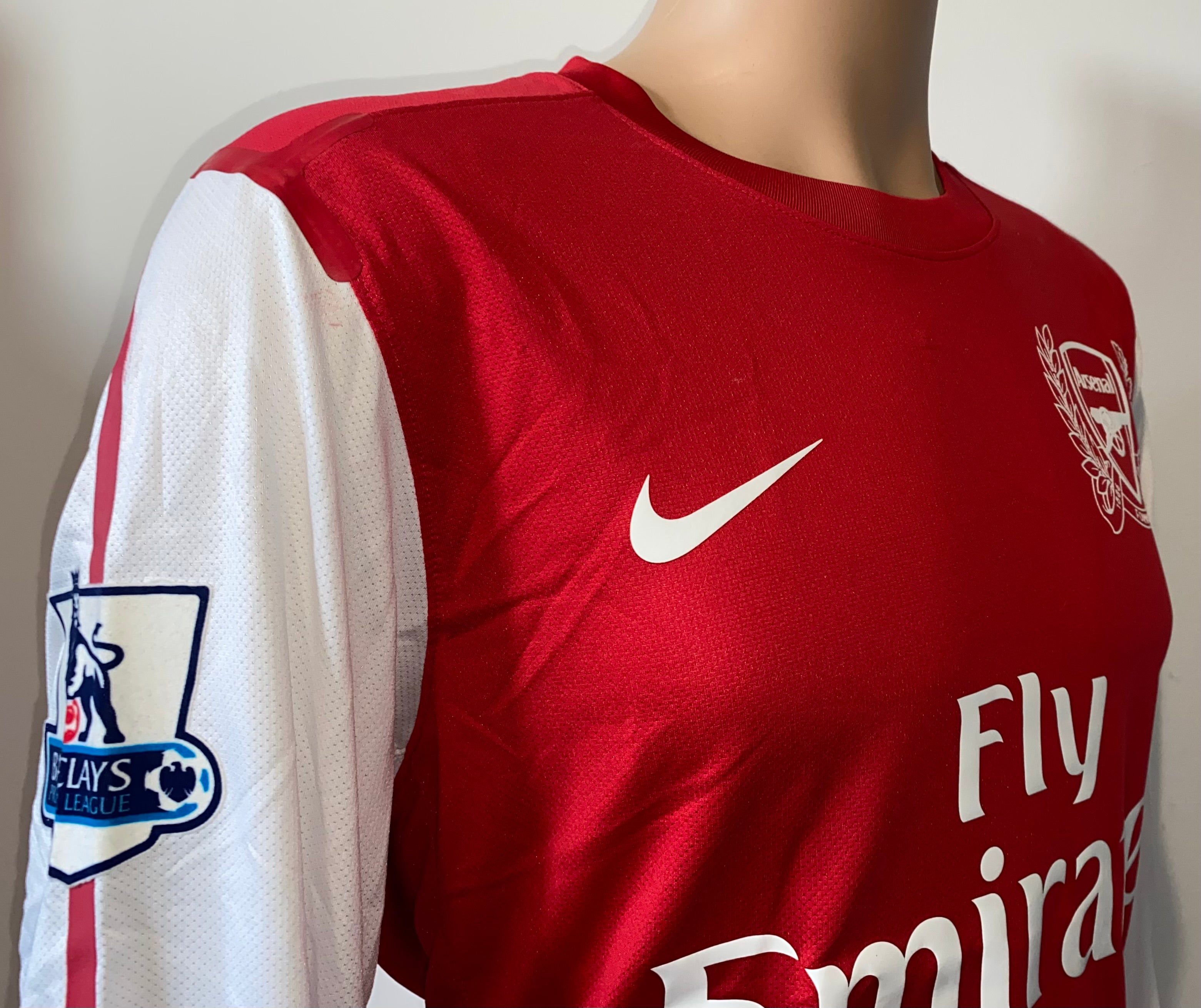 2011/12 ARSENAL MATCH ISSUE HOME SHIRT (CHAMBERLAIN #15)