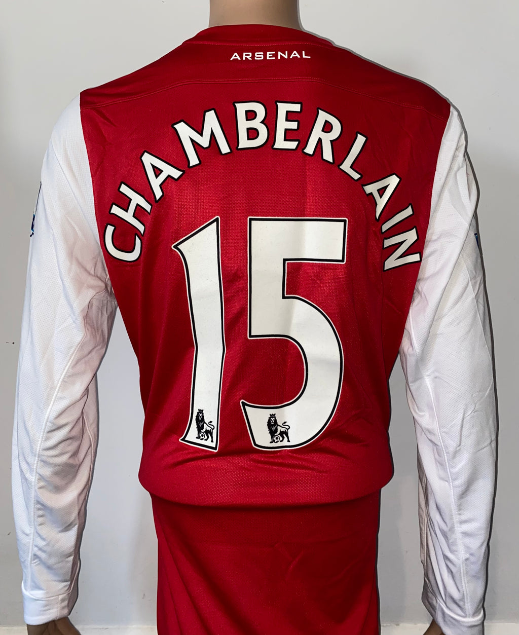 2011/12 ARSENAL MATCH ISSUE HOME SHIRT (CHAMBERLAIN #15)