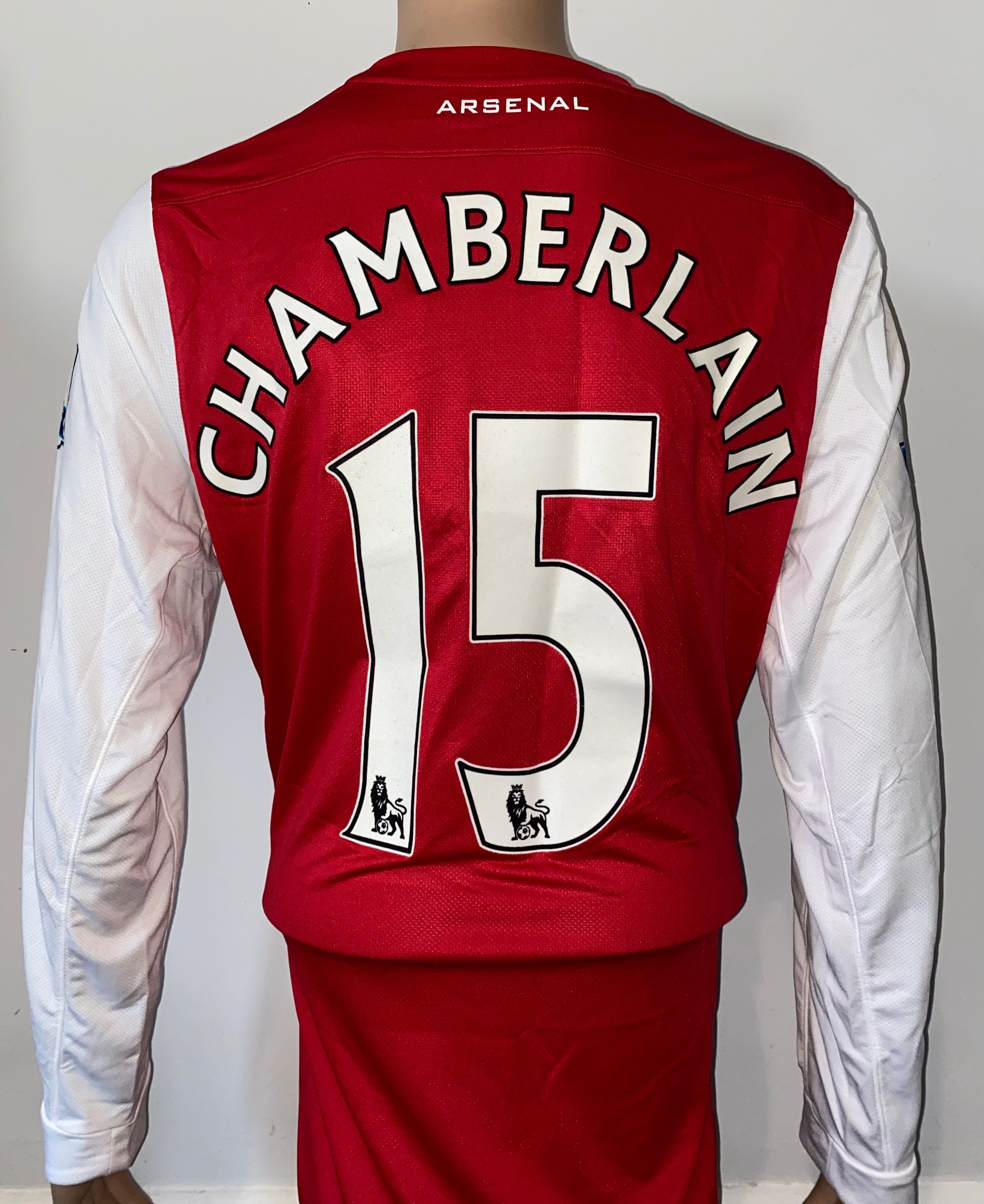 2011/12 ARSENAL MATCH ISSUE HOME SHIRT (CHAMBERLAIN #15)