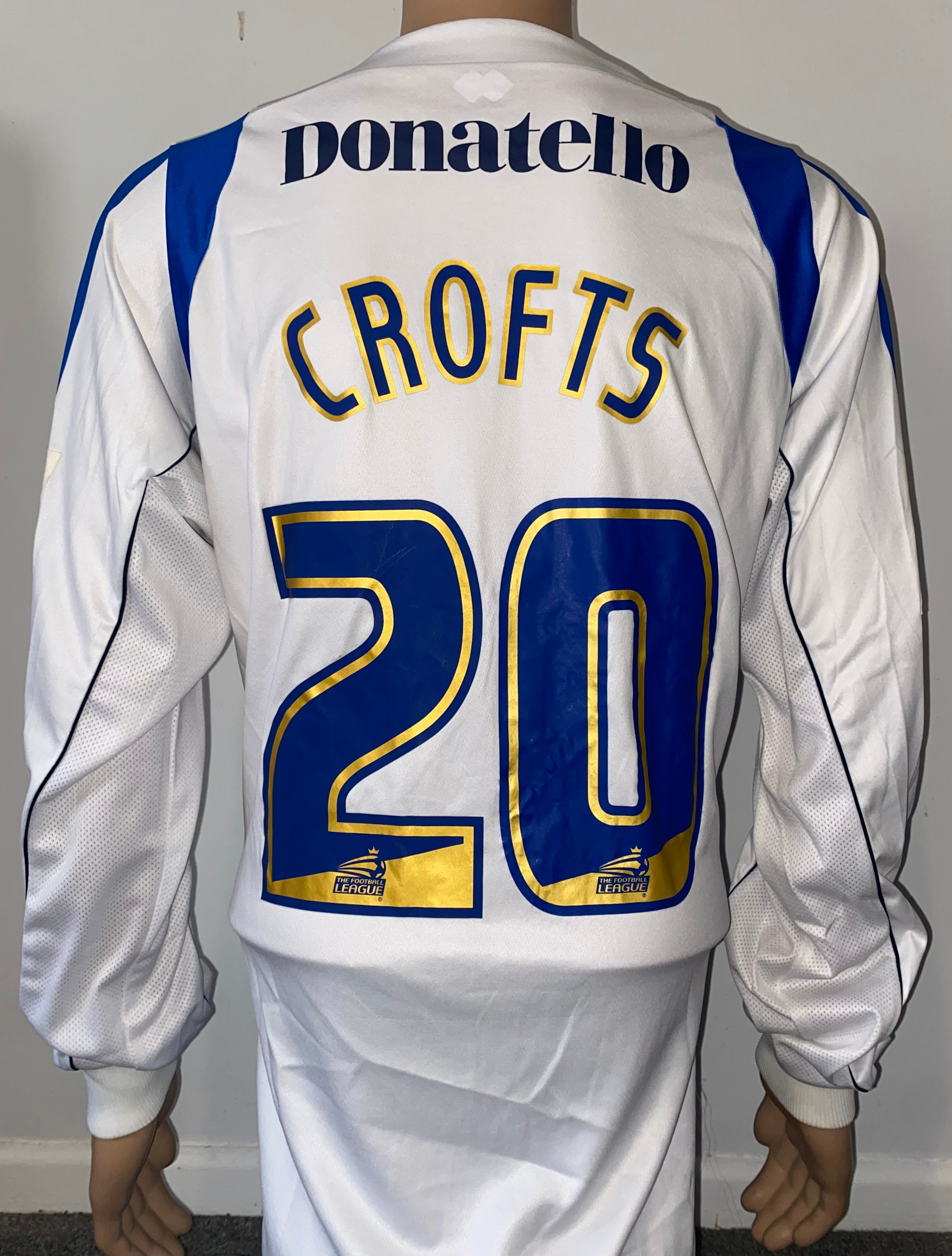 2008/09 BRIGHTON AND HOVE ALBION MATCH WORN AWAY SHIRT (CROFTS #20)