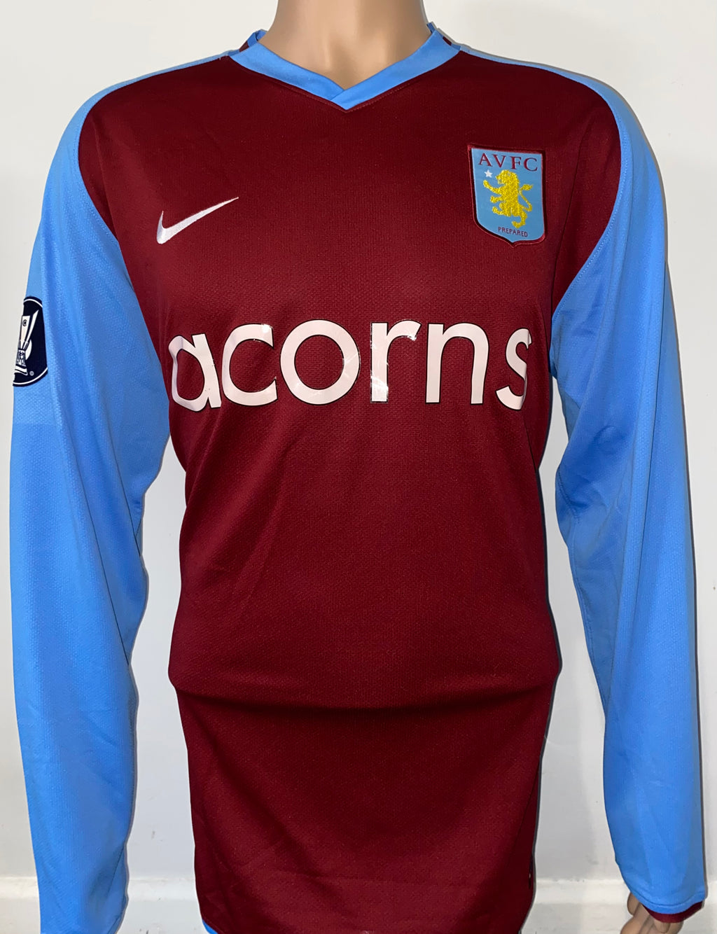 2008/09 MATCH ISSUE ASTON VILLA UEFA CUP SHIRT (O'HALLORAN #29)