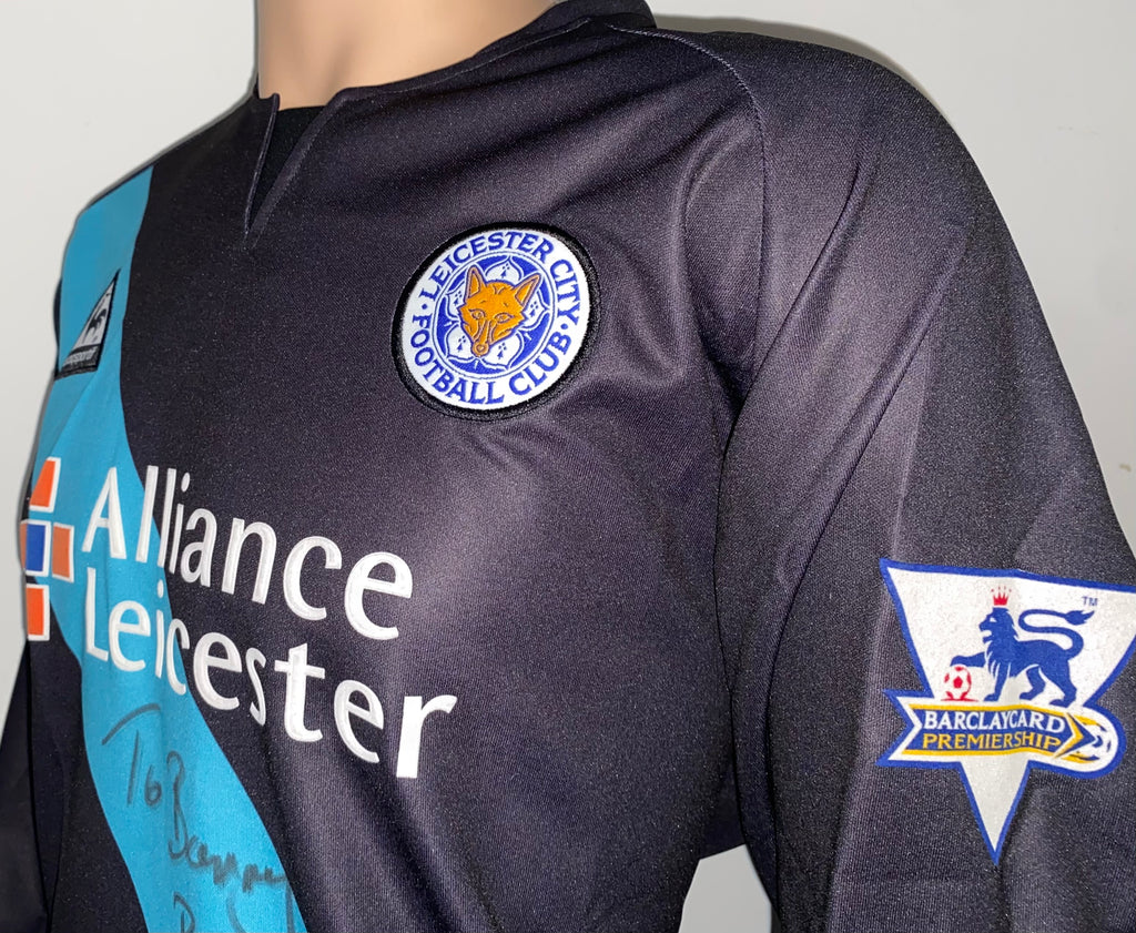 2003/04 LEICESTER CITY MATCH WORN AWAY SHIRT (SINCLAIR #3)
